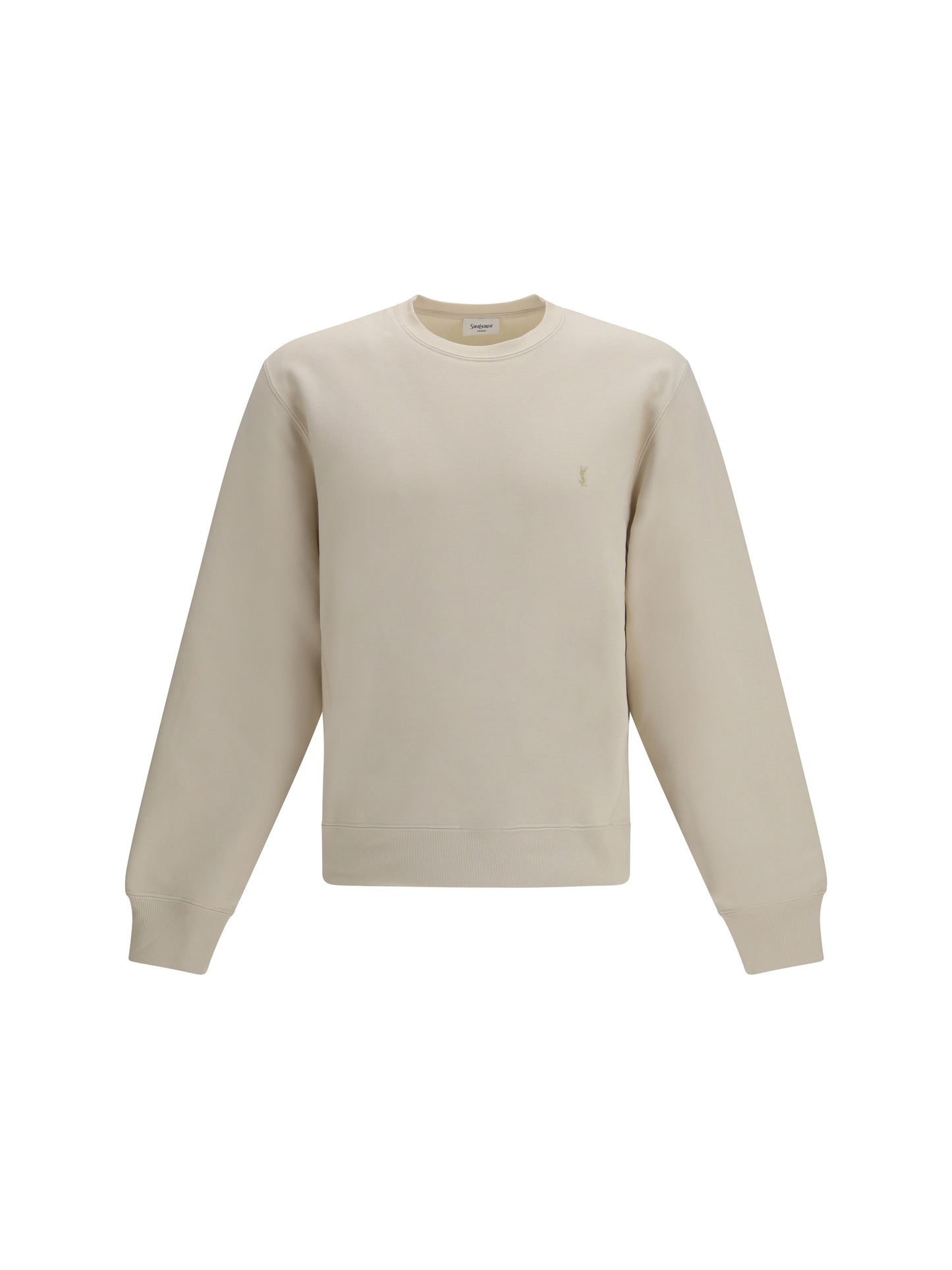 Saint Laurent Men Sweatshirt With Embroidered Cassandre Logo SAINT LAURENT