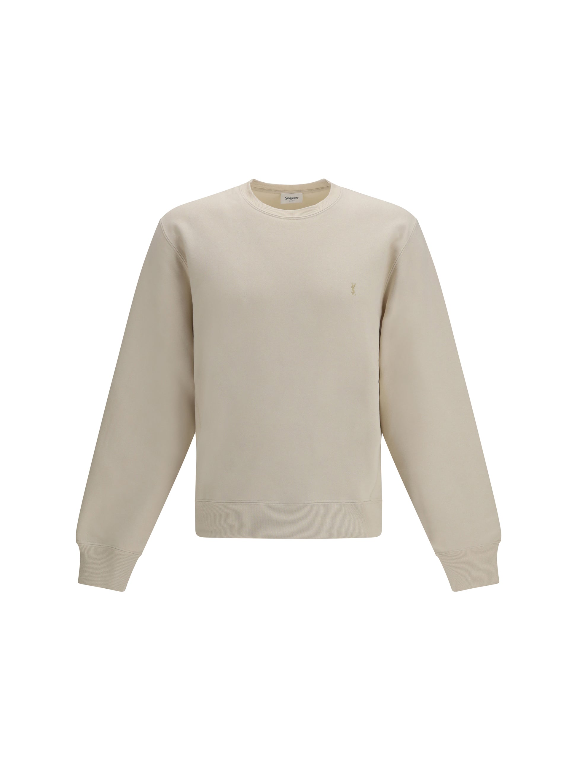 Saint Laurent Men Sweatshirt With Embroidered Cassandre Logo SAINT LAURENT