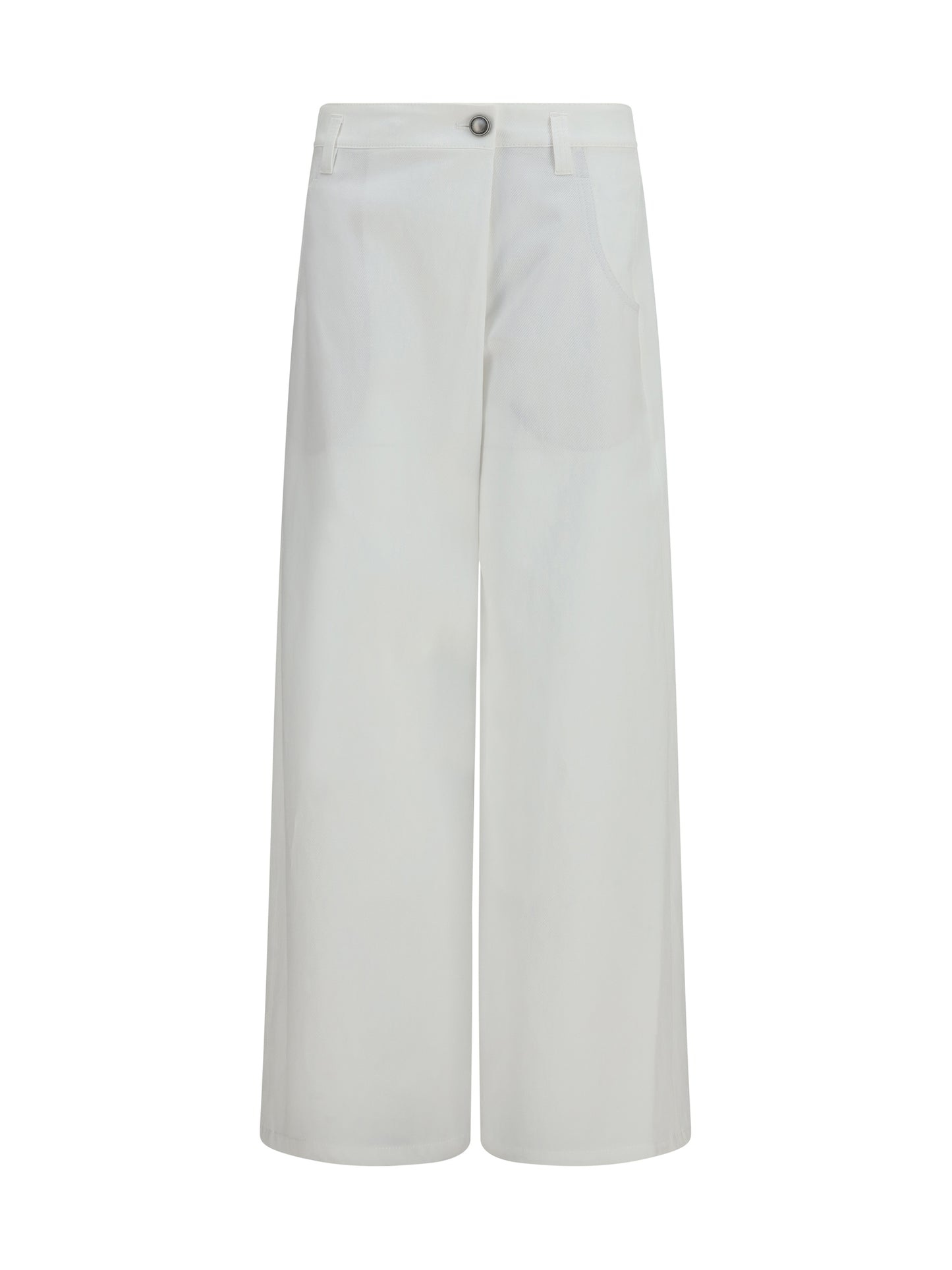 Brunello Cucinelli Women Straight-Leg Cotton Pants BRUNELLO CUCINELLI