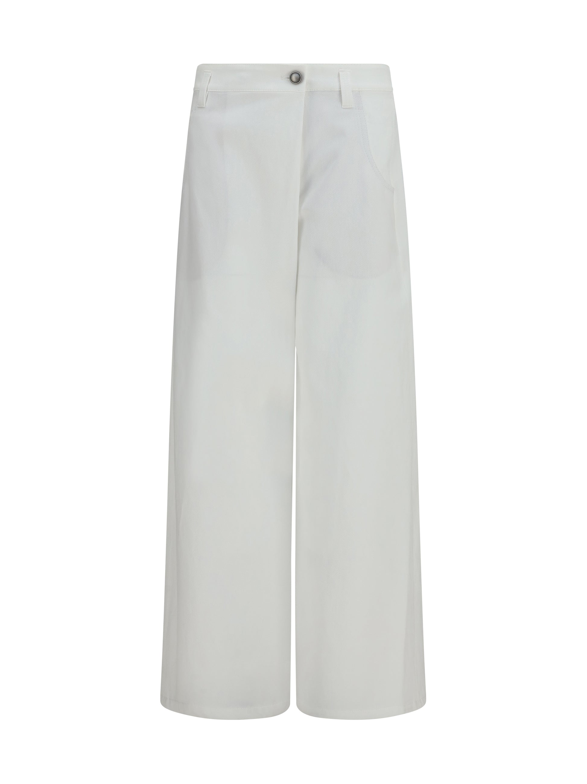 Brunello Cucinelli Women Straight-Leg Cotton Pants BRUNELLO CUCINELLI