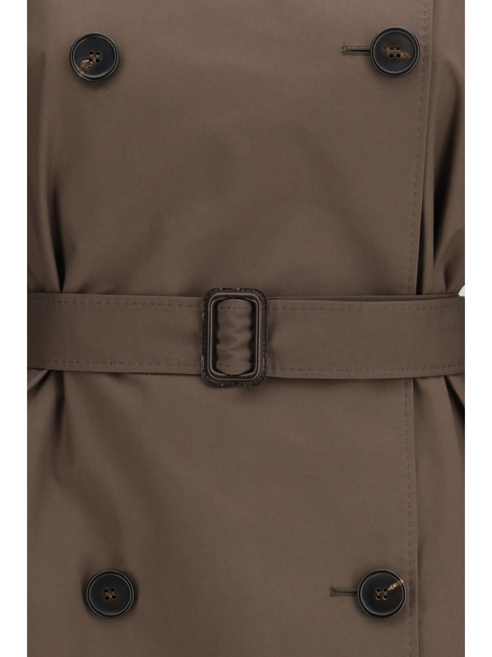 Max Mara The Cube Women Technical Cotton-Blend Twill Trench MAX MARA THE CUBE