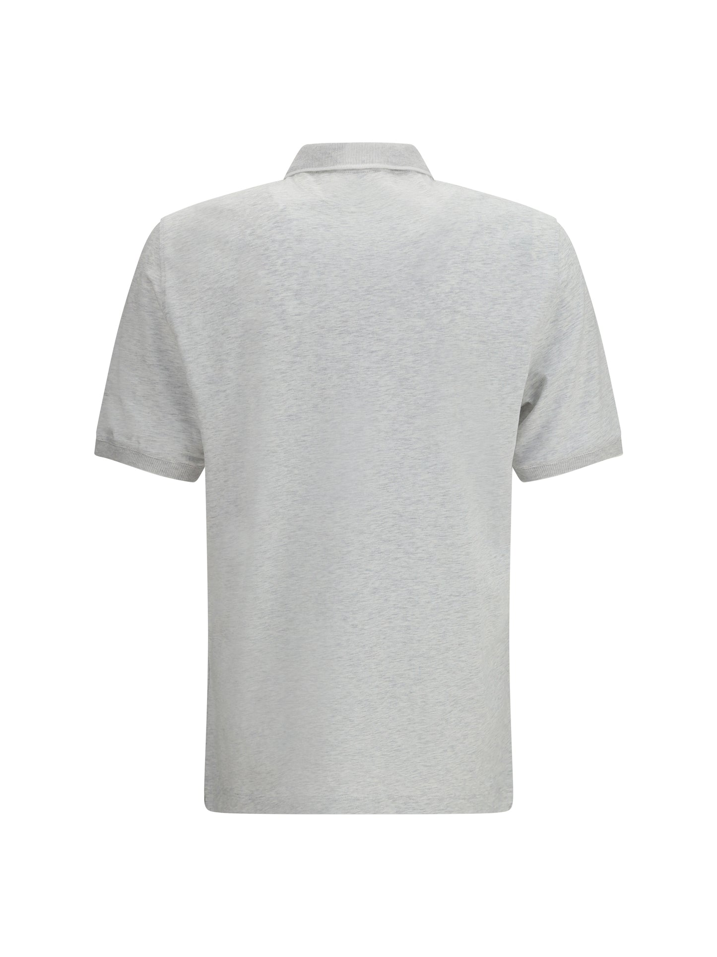 Brunello Cucinelli Men Polo In Cotton Jersey With Short Sleeves BRUNELLO CUCINELLI