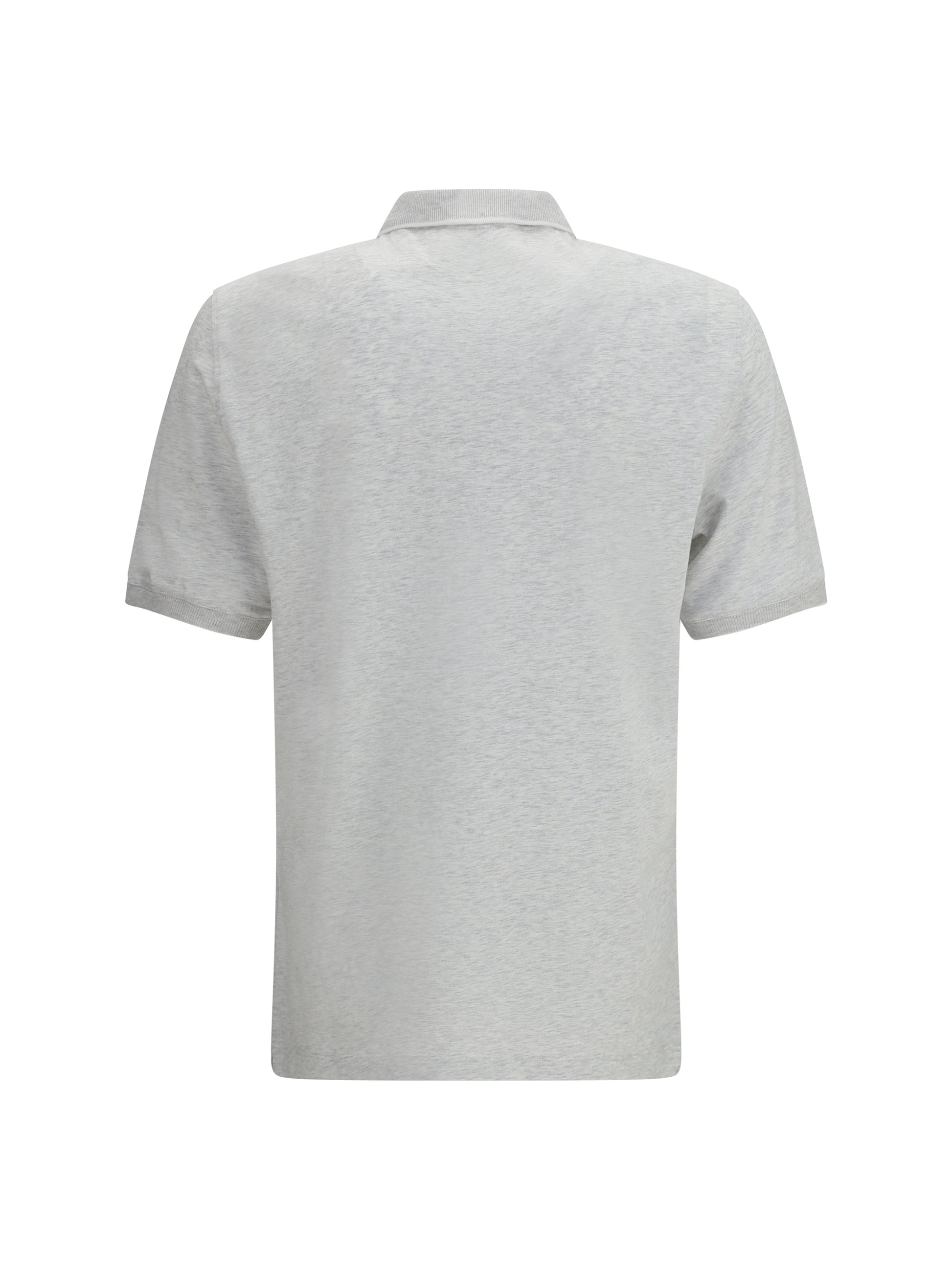 Brunello Cucinelli Men Polo In Cotton Jersey With Short Sleeves BRUNELLO CUCINELLI