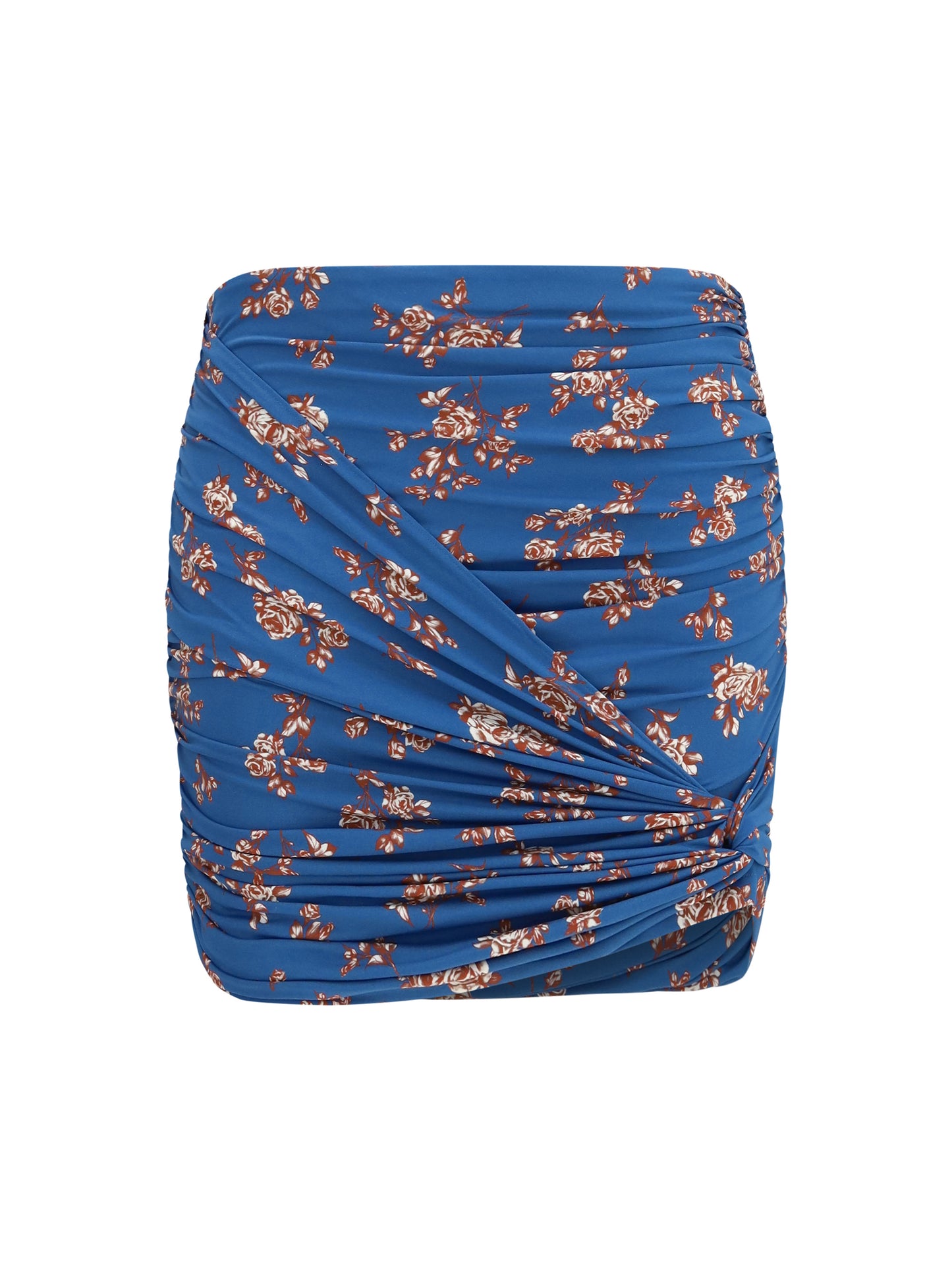 Magda Butrym Women Draped Floral-Print Swim Mini Skirt