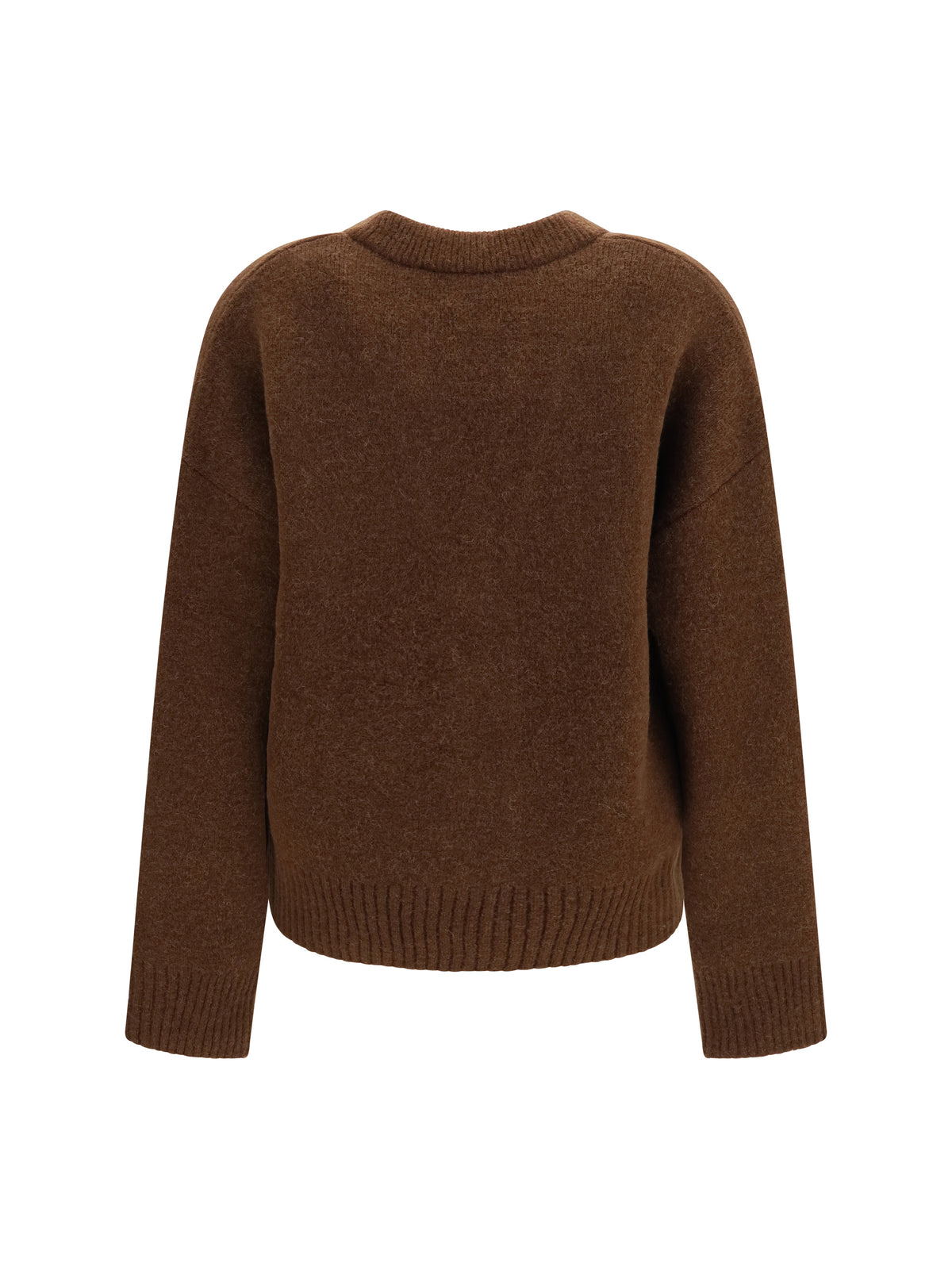 Ami Paris Women Ami De Coeur Cardigan In Alpaca AMI PARIS