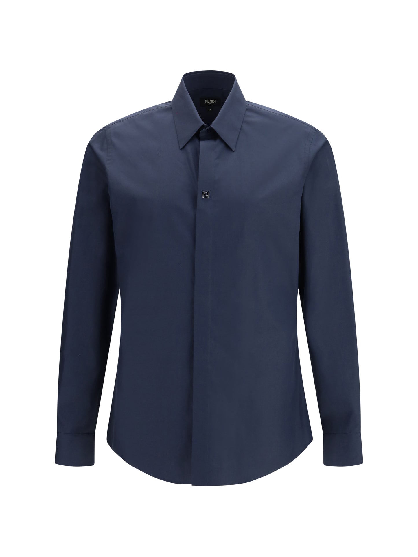 Fendi Men Shirt With Ff Detail FENDI