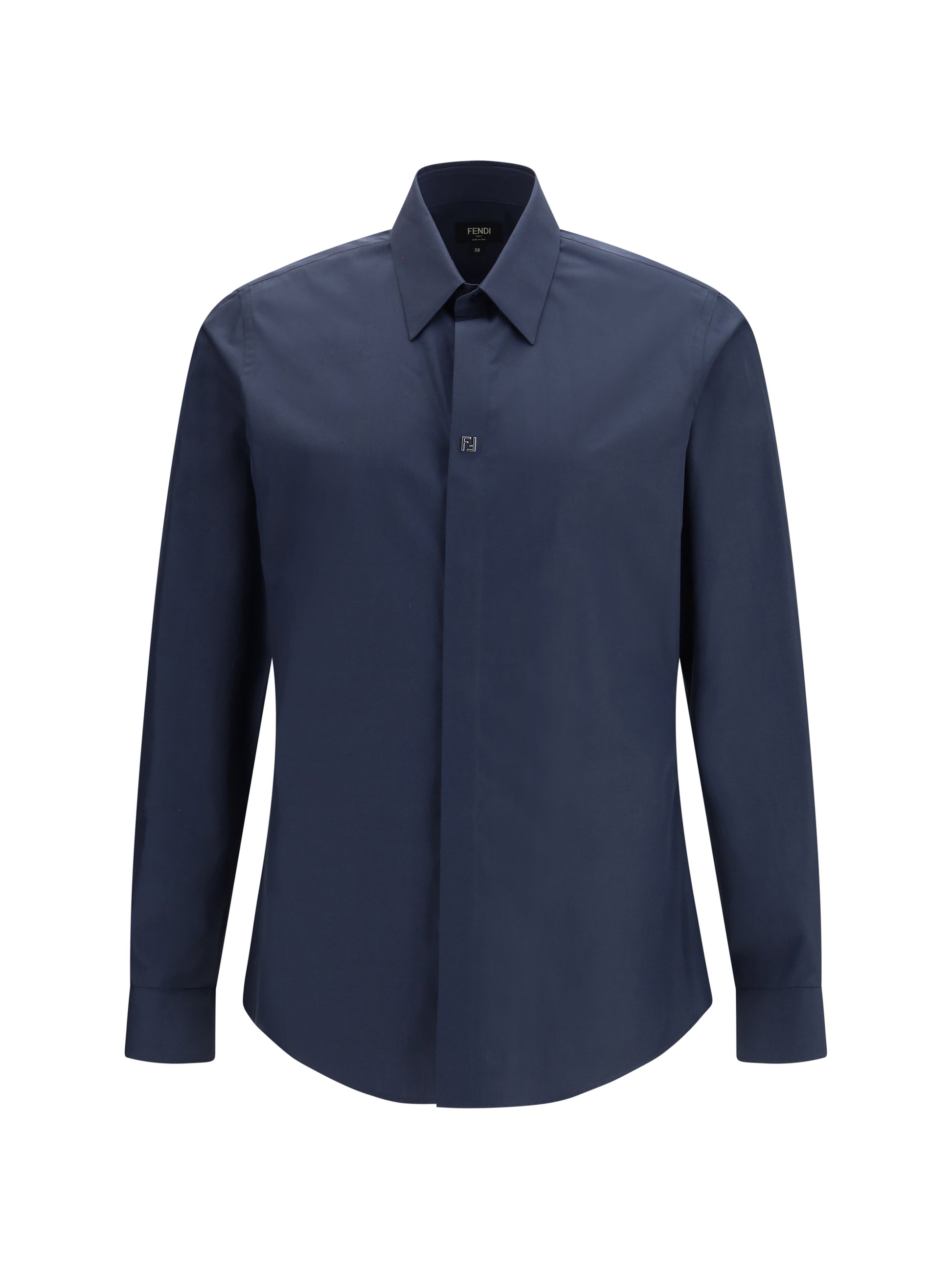 Fendi Men Shirt With Ff Detail FENDI