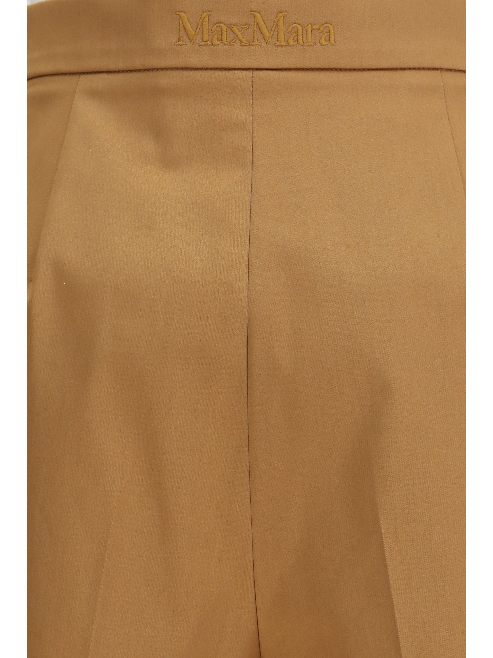 Max Mara Women Stretch Cotton Satin Shorts MAX MARA
