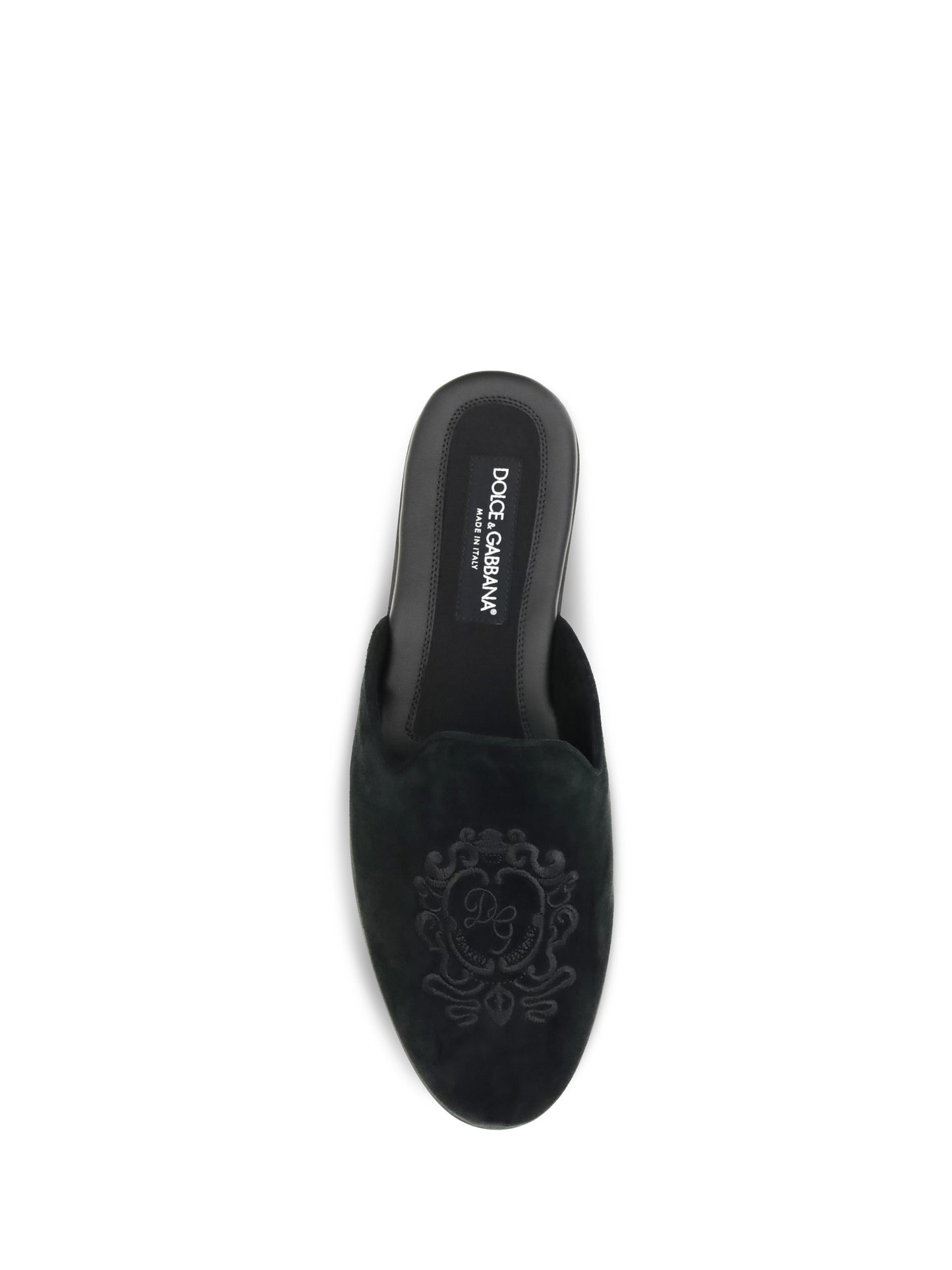 Dolce & Gabbana Men Calfskin Leather Mules DOLCE & GABBANA