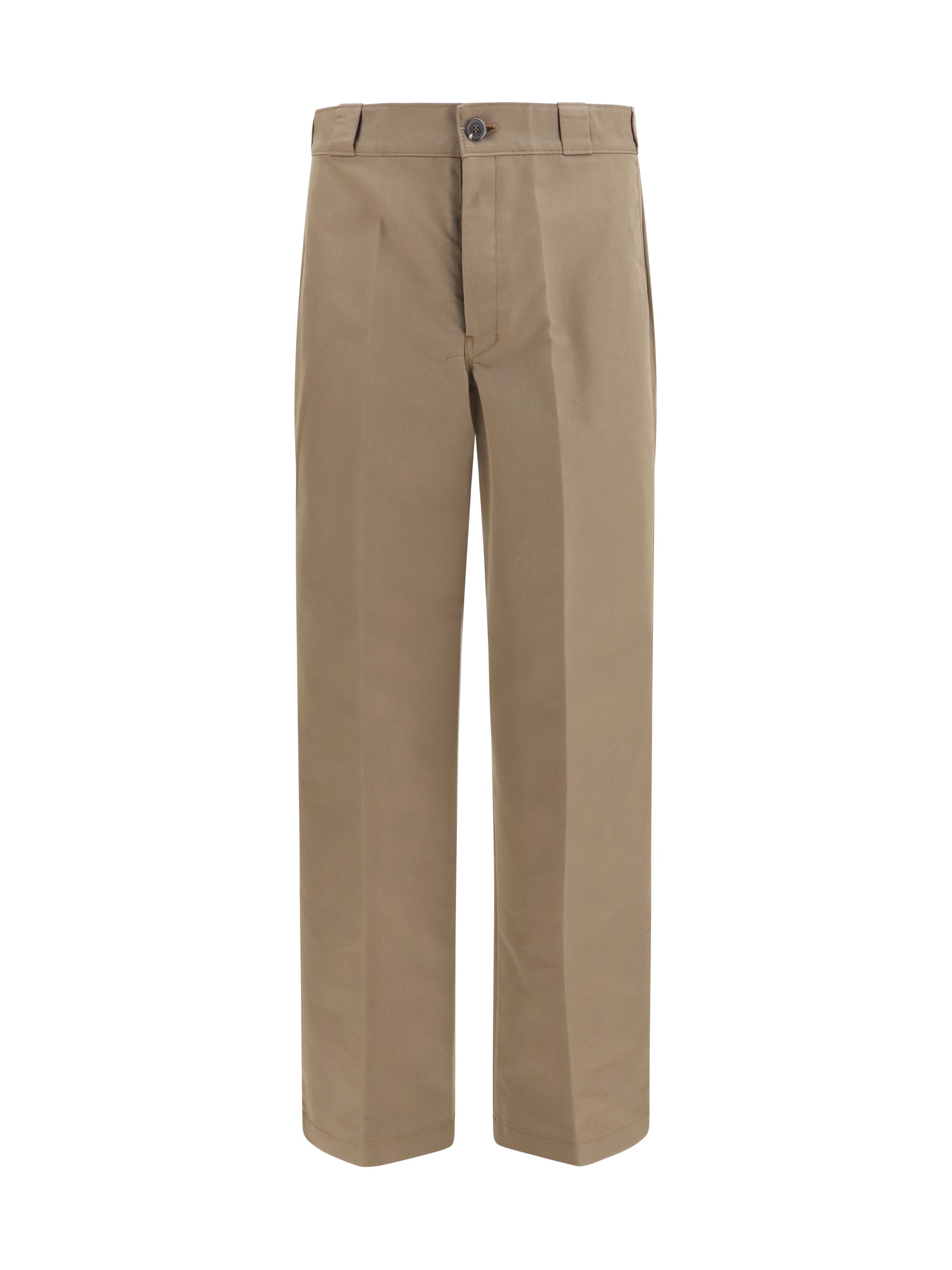 Prada Men Technical Wide-Leg Pants In Canvas PRADA