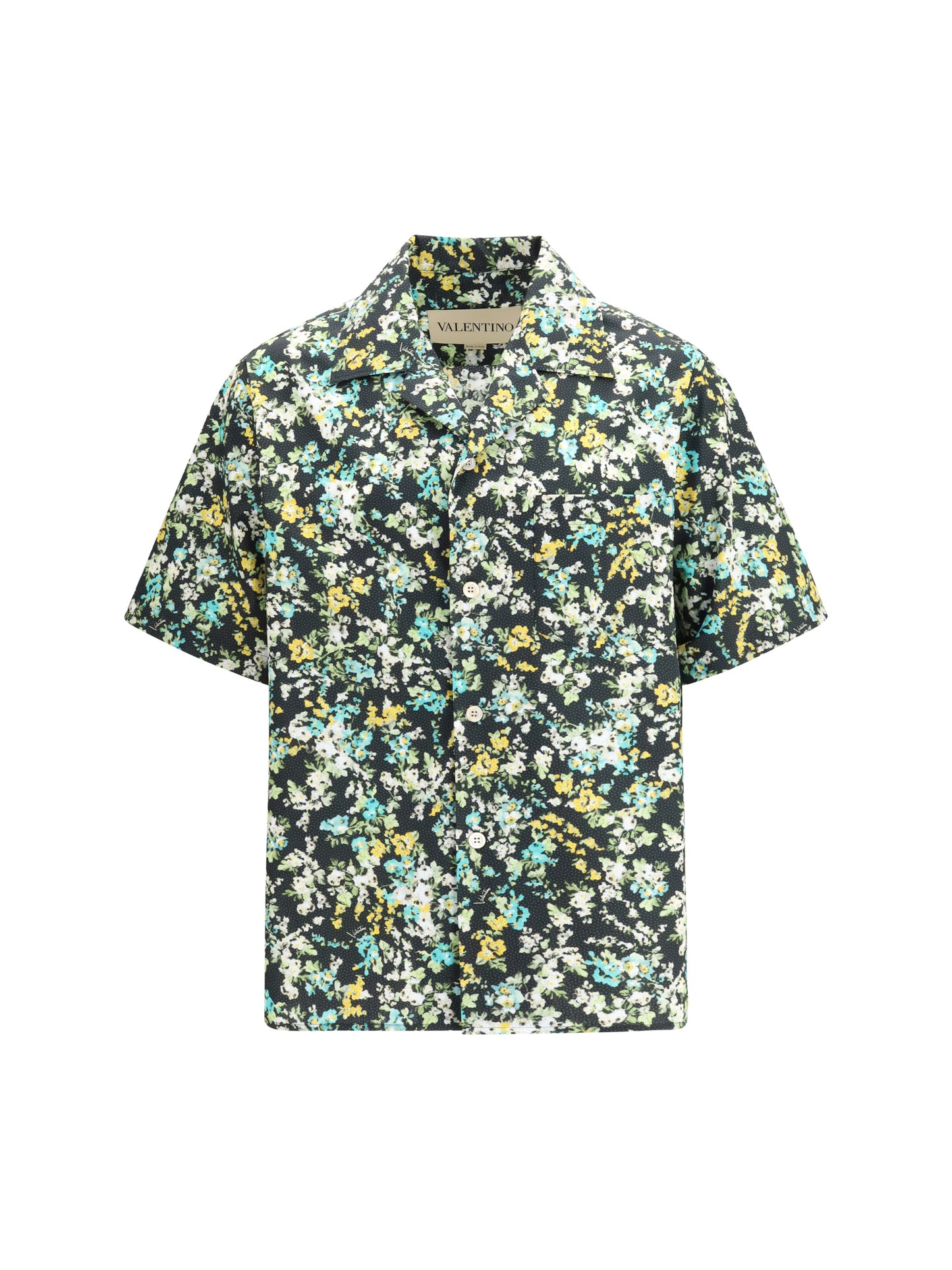 Valentino Men Shirt With An All-Over Papier Floral VALENTINO