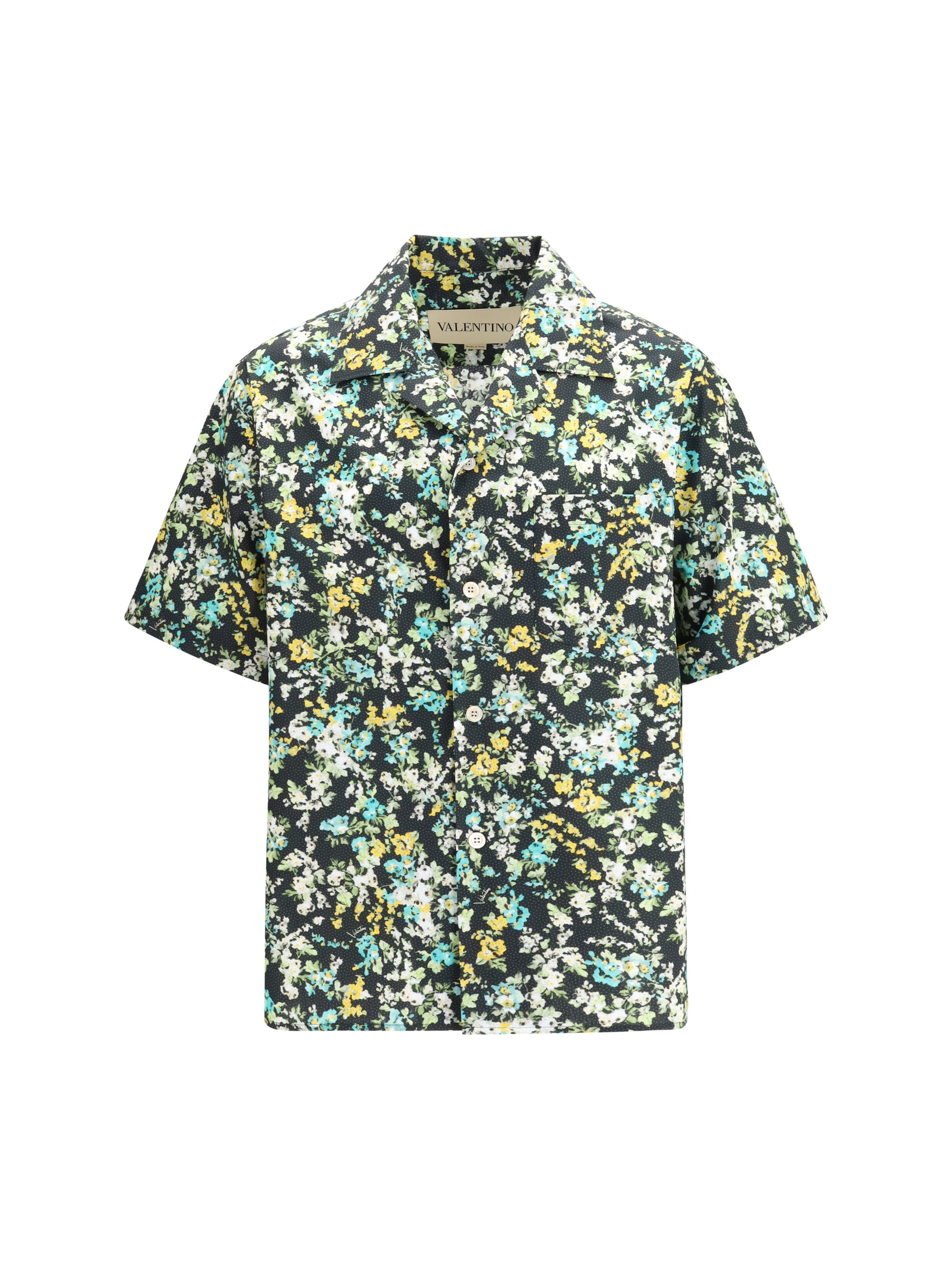 Valentino Men Shirt With An All-Over Papier Floral VALENTINO