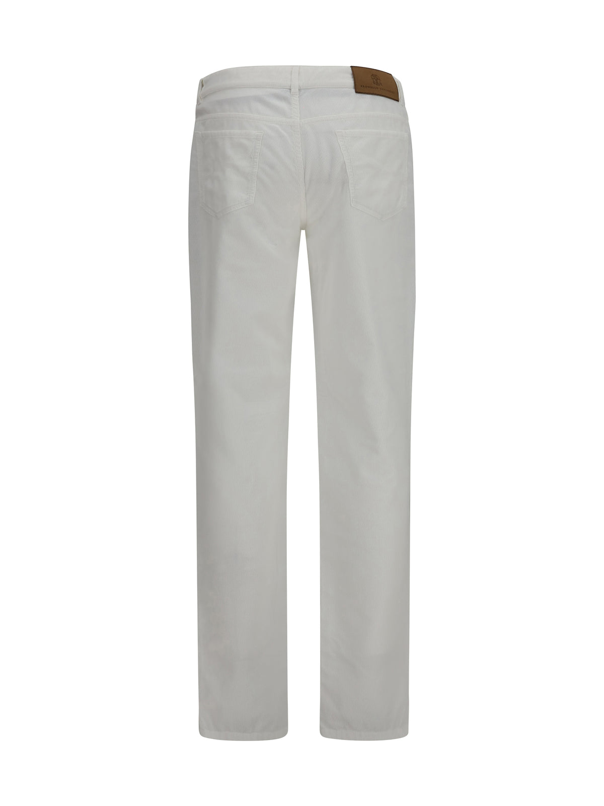 Brunello Cucinelli Men Five-Pocket Ribbed Corduroy Pants BRUNELLO CUCINELLI