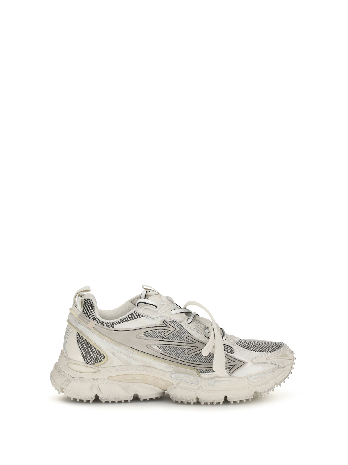 Off-White Men Be Right Back Worn Out Sneakers OFF-WHITE