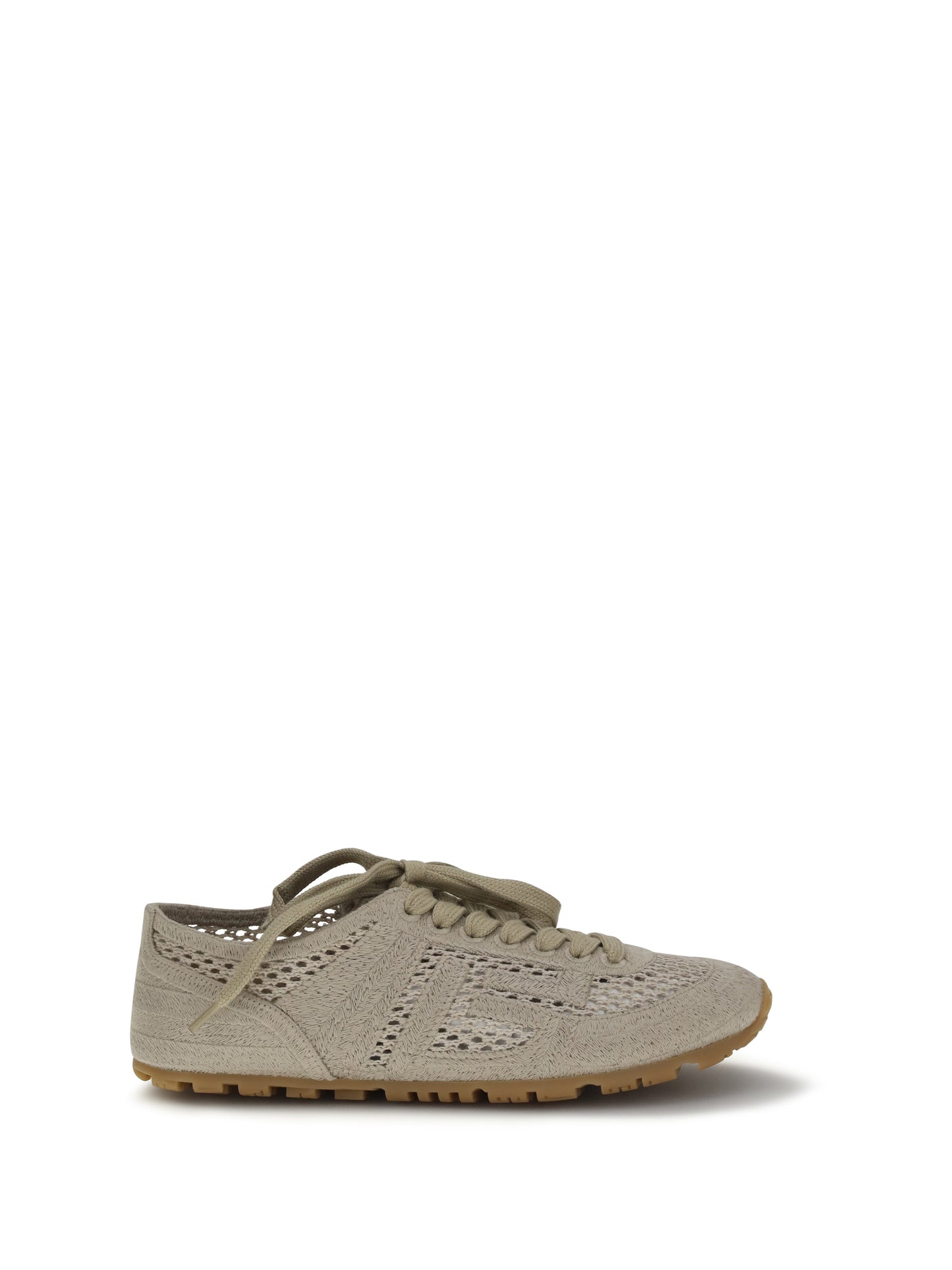 Balmain Women Racer 45 Sneakers In Macramé BALMAIN