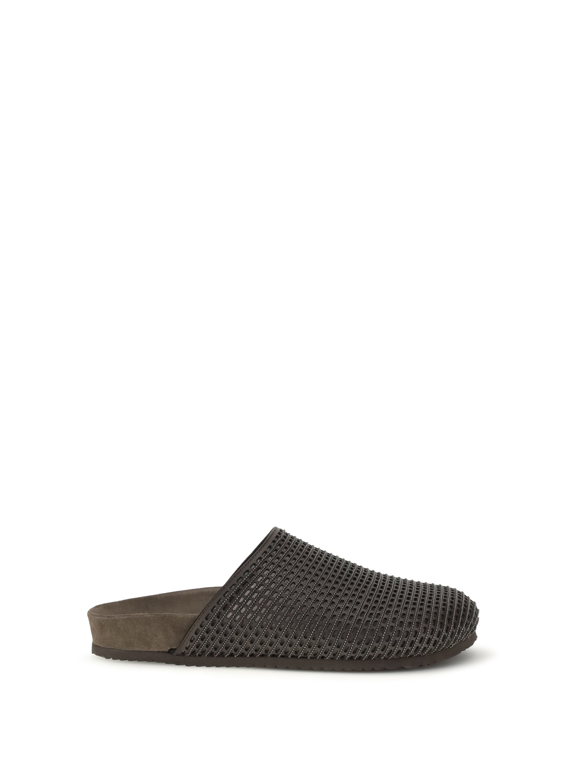 Brunello Cucinelli Women Leather Slides BRUNELLO CUCINELLI