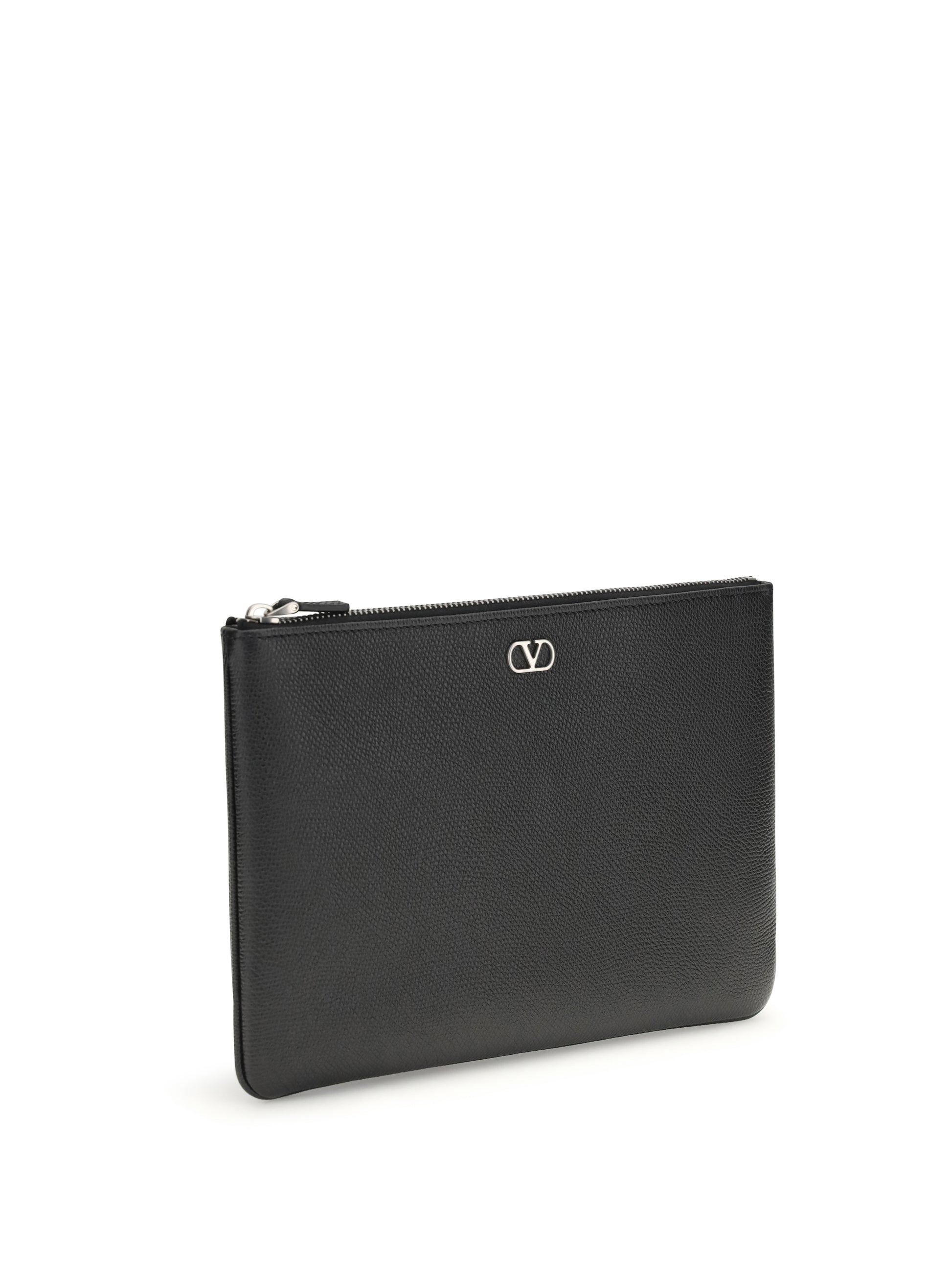 Valentino Garavani Men Leather Pouch VALENTINO GARAVANI