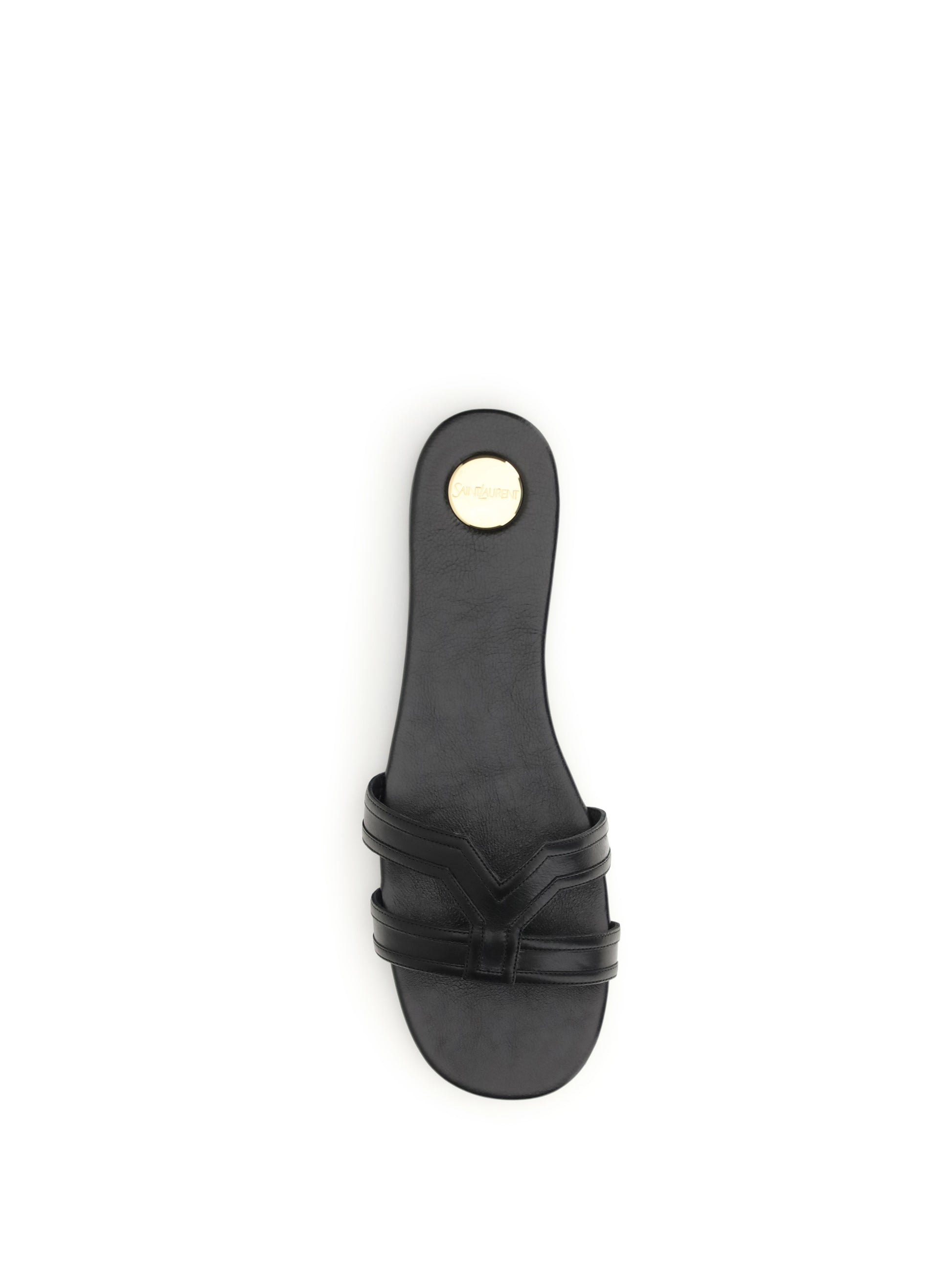 Saint Laurent Women Smooth Leather Mabrouka Sandals SAINT LAURENT