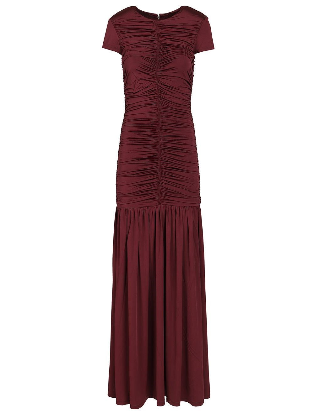 Rotate Women Long Gathered Dress ROTATE
