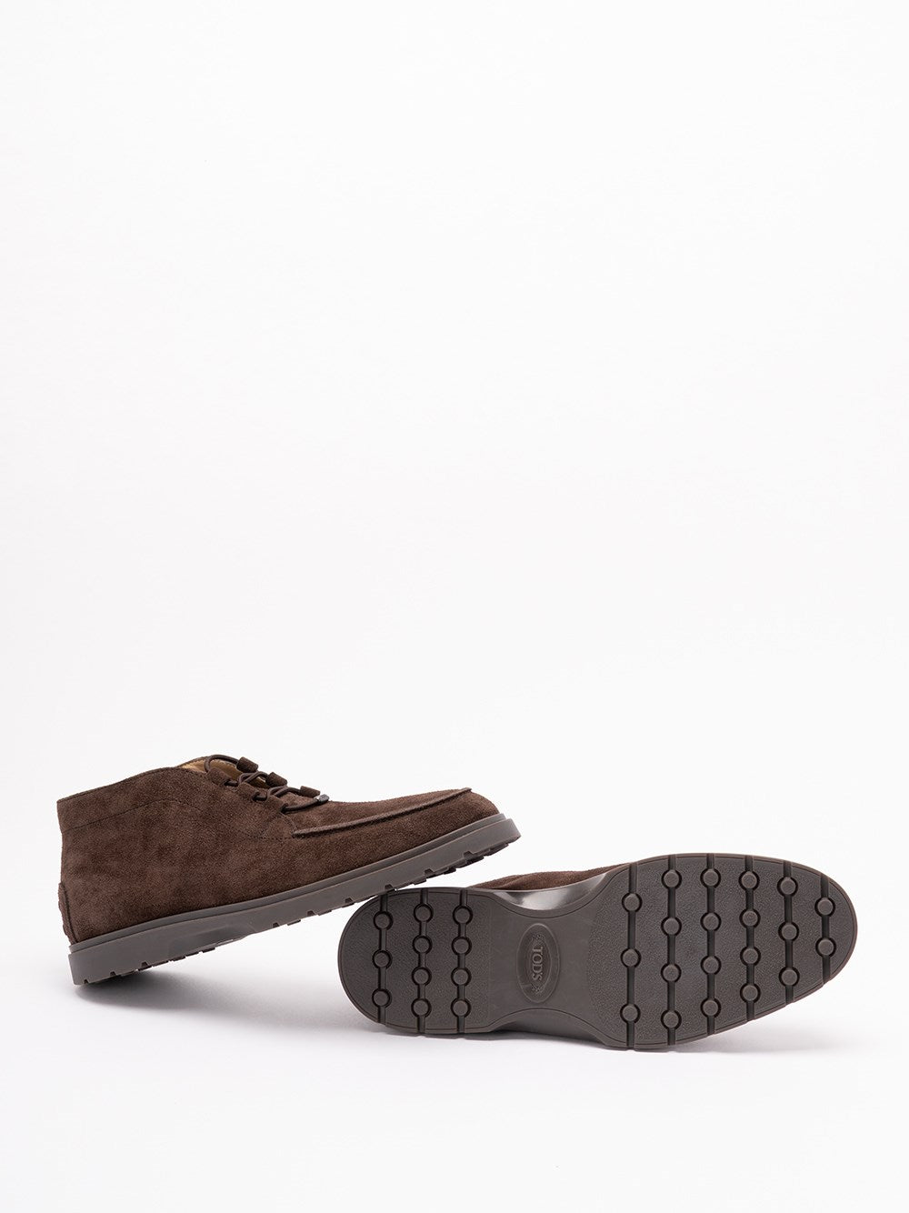 Tod's Men Desert Boots In Suede