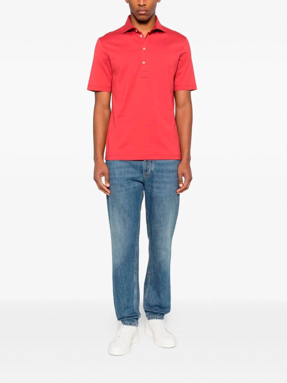 Brunello Cucinelli Men Short Sleeve Polo BRUNELLO CUCINELLI