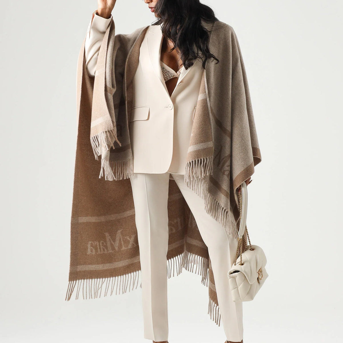 Max Mara Studio Pirania Wool Cape Women MAX MARA STUDIO
