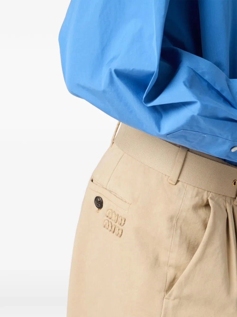Miu Miu Women Gabardine Pants MIU MIU