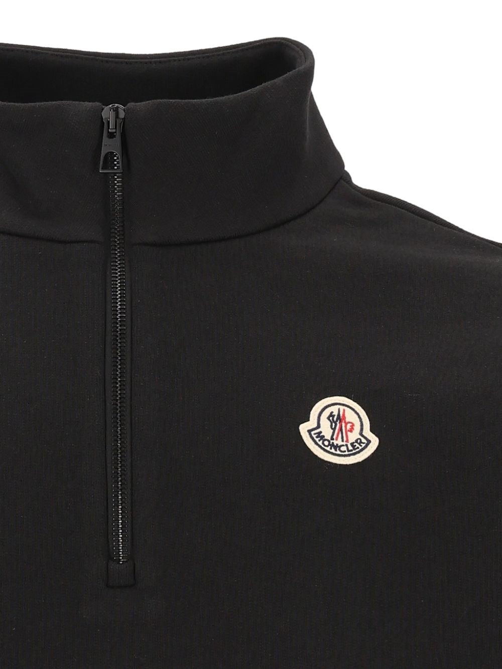 Moncler Men Cotton Zip-Up Sweatshirt With Logo MONCLER