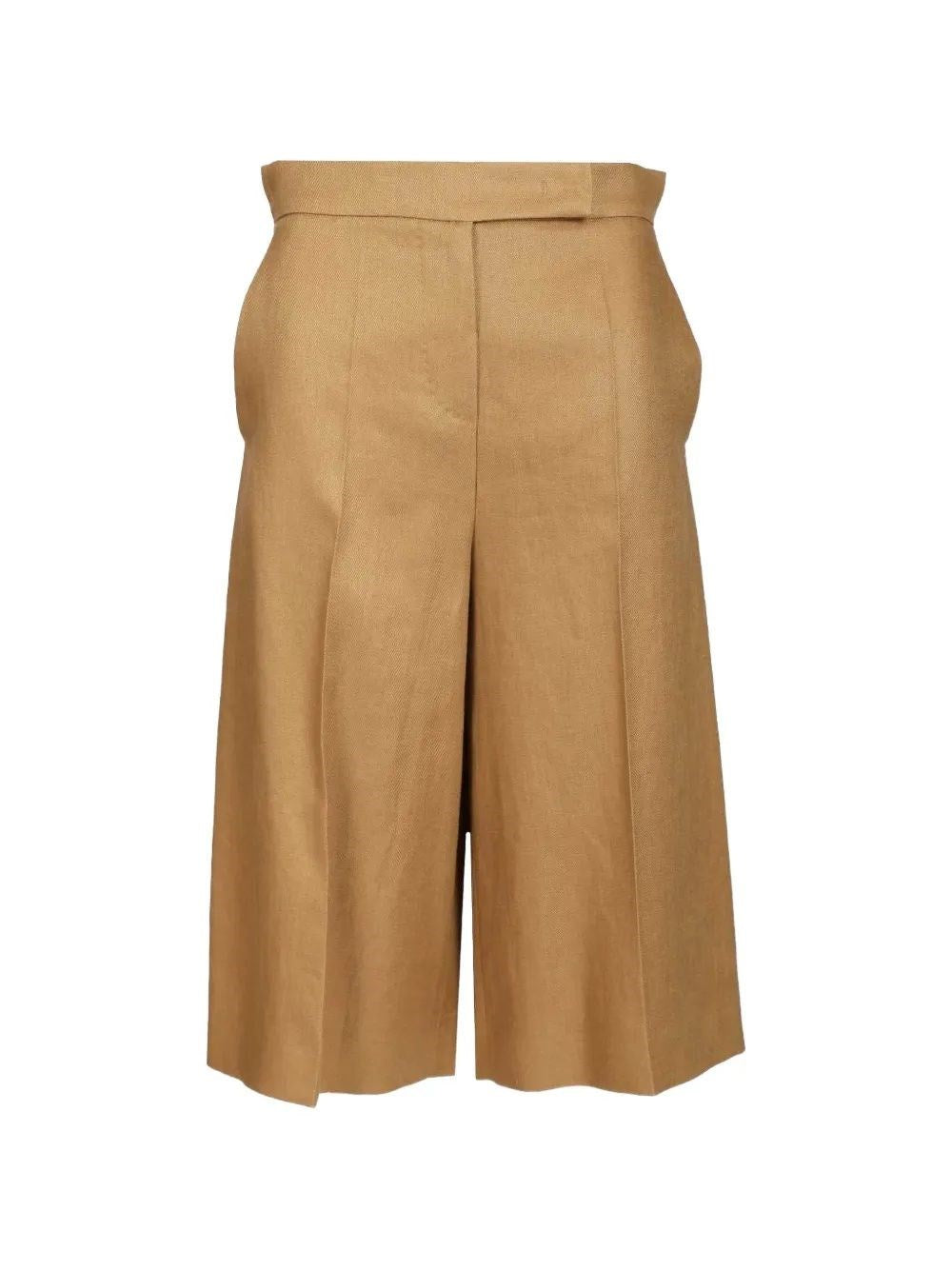 Max Mara Women Linen Twill Bermuda Shorts MAX MARA