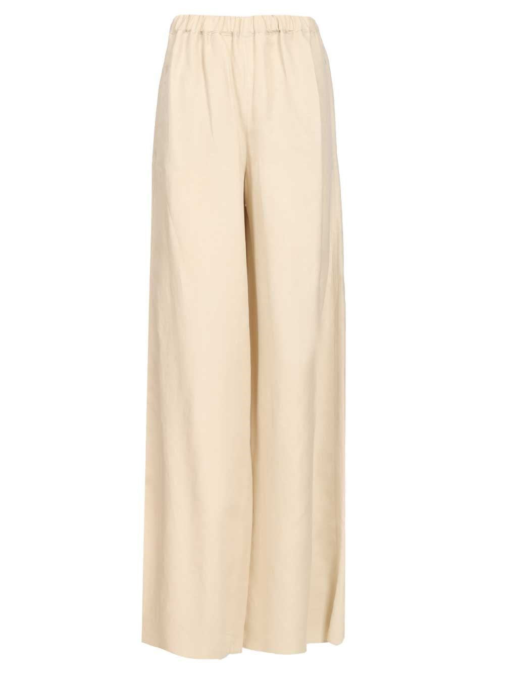 Max Mara Women Linen And Silk Trousers MAX MARA