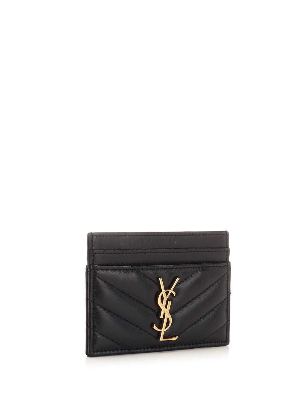 Saint Laurent Women Monogram Card Case SAINT LAURENT