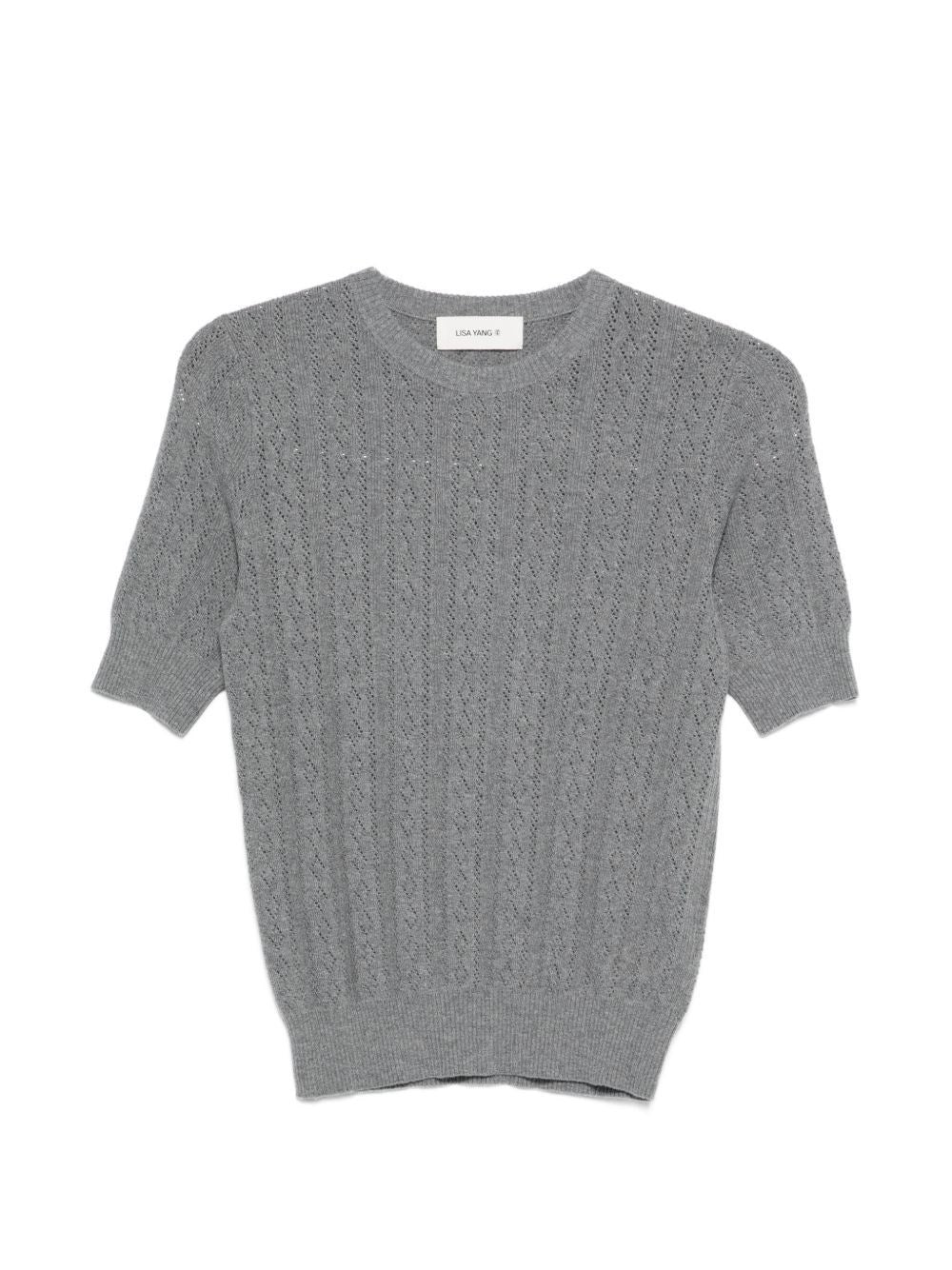 Lisa Yang Women "Nika" Sweater In Cotton And Cashmere LISA YANG