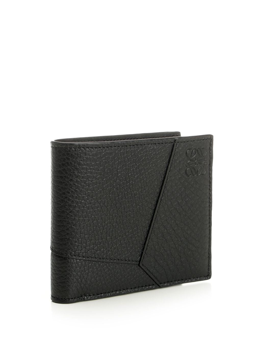 Loewe Men Puzzle Bifold Wallet In Grained Calfskin LOEWE
