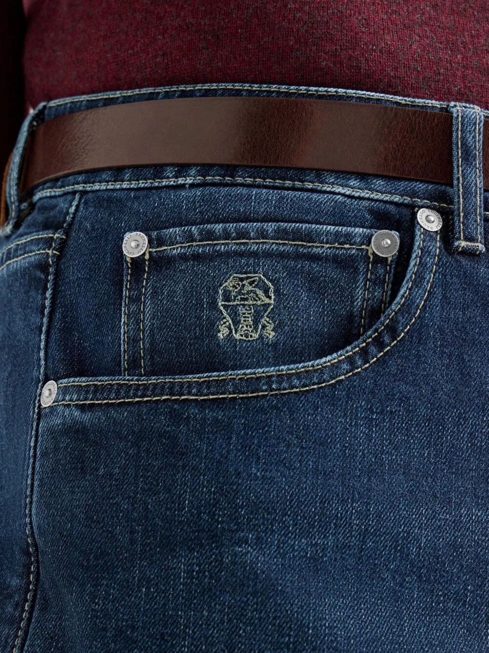 Brunello Cucinelli Men Denim Pants BRUNELLO CUCINELLI