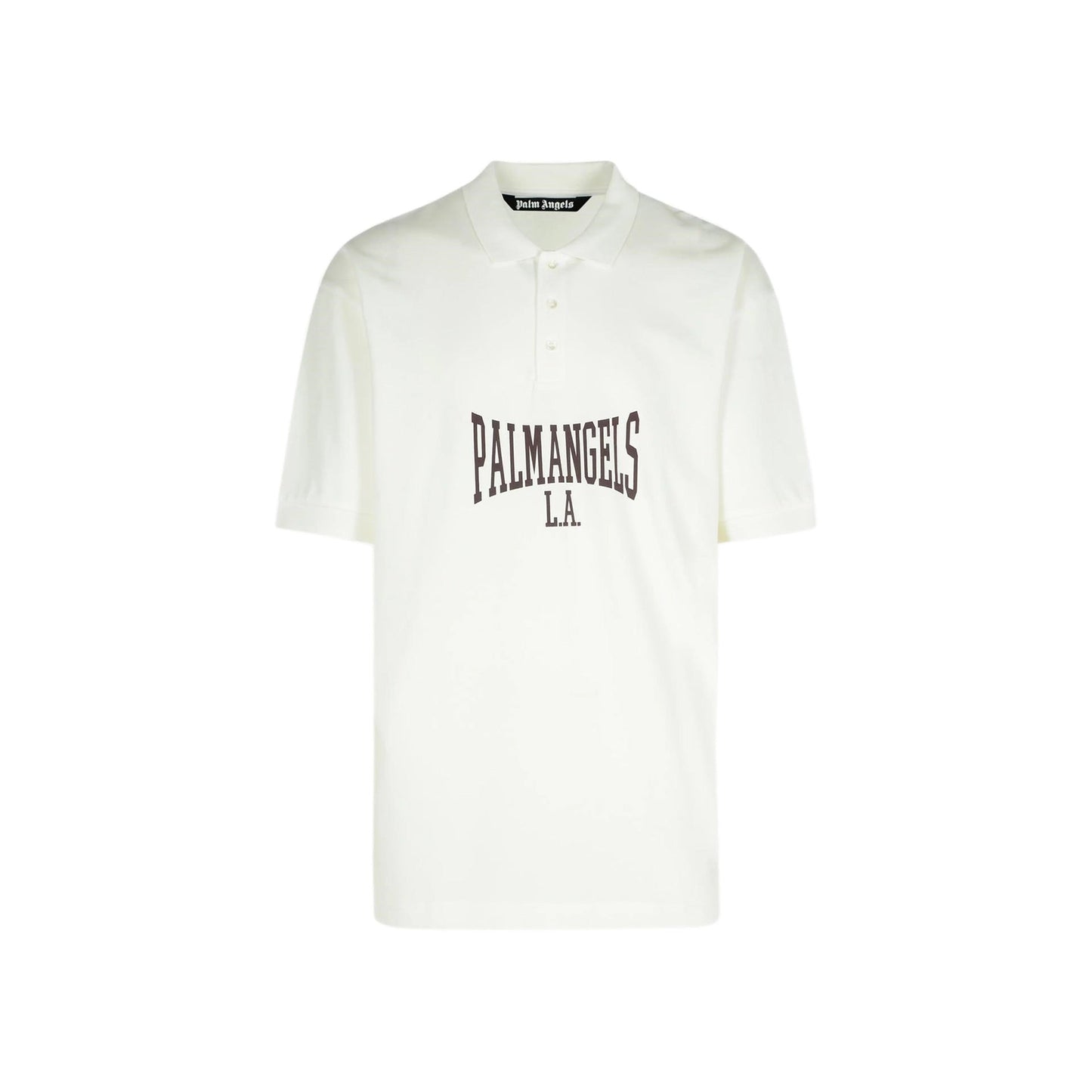 Palm Angels College Logo Polo Men PALM ANGELS