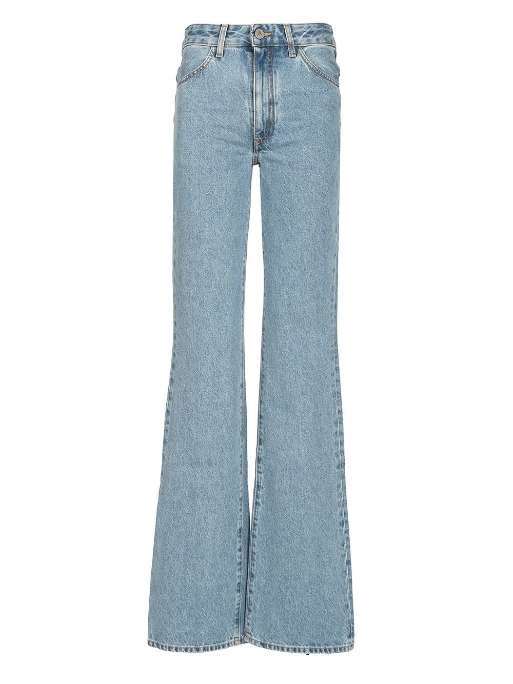 The Attico Women Denim Long Trousers THE ATTICO