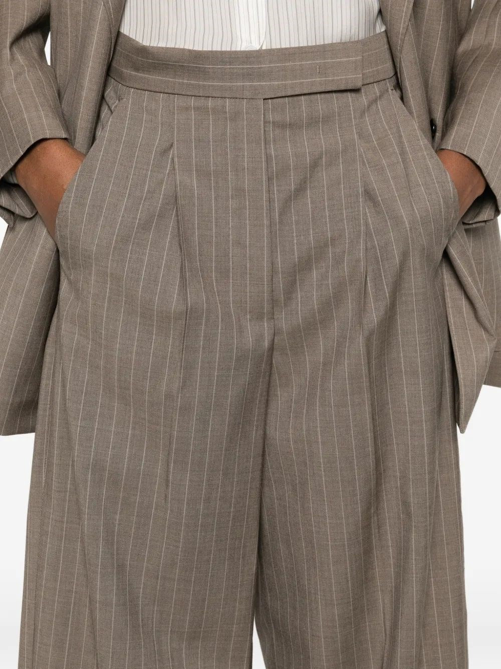 Max Mara Women Pinstriped Trousers MAX MARA
