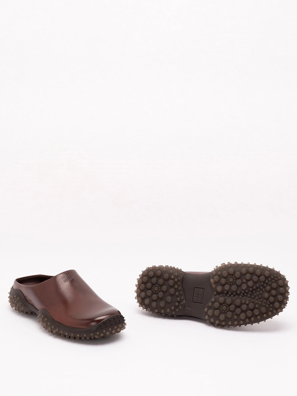 Miu Miu Women Leather Slides MIU MIU