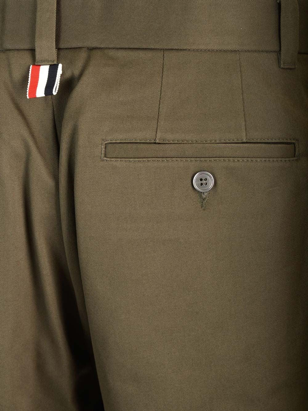 Thom Browne Men Relaxed Pleated Trousers THOM BROWNE