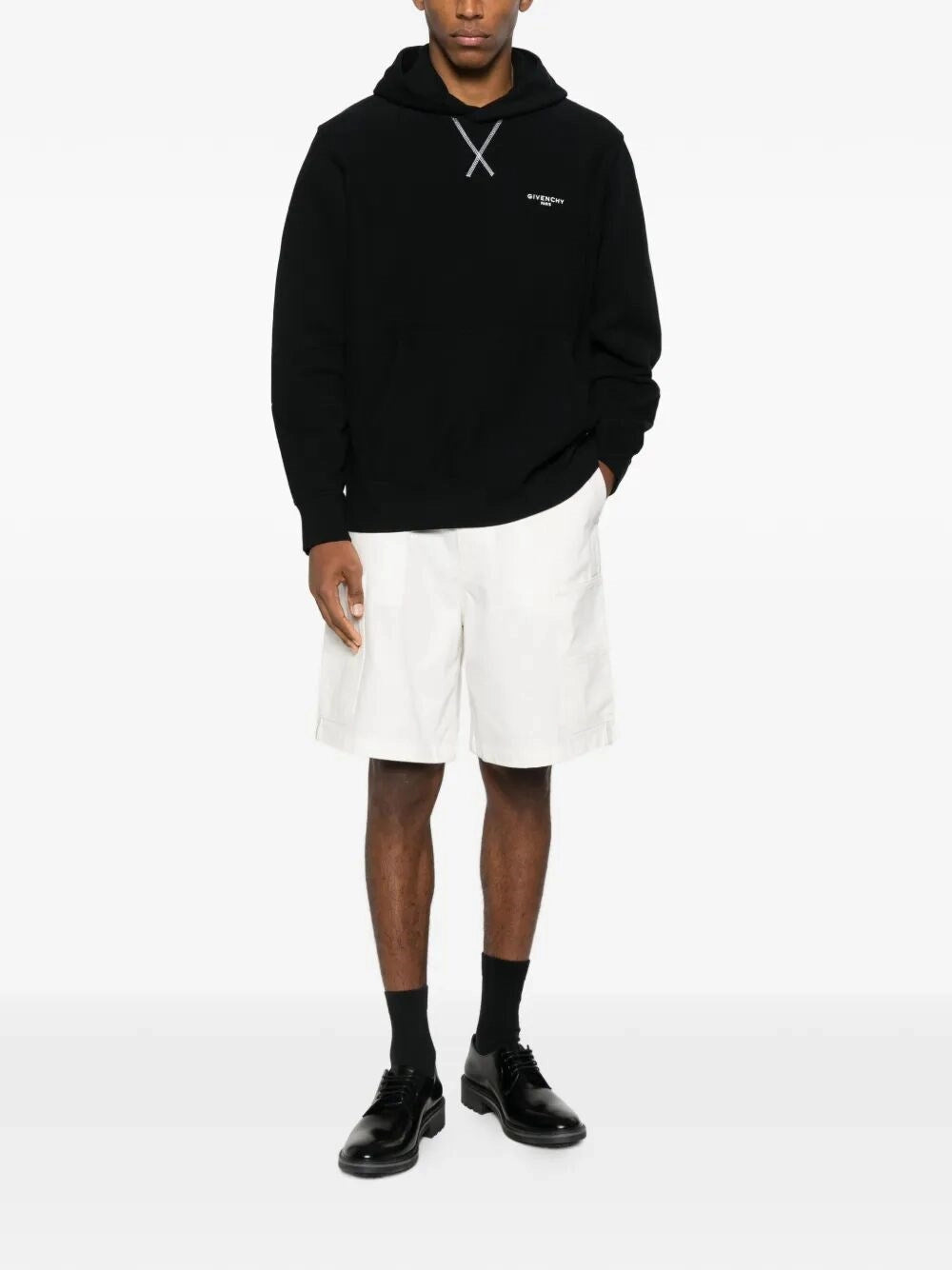 Givenchy Men `Couture` Seam Regular Fit Hoodie GIVENCHY