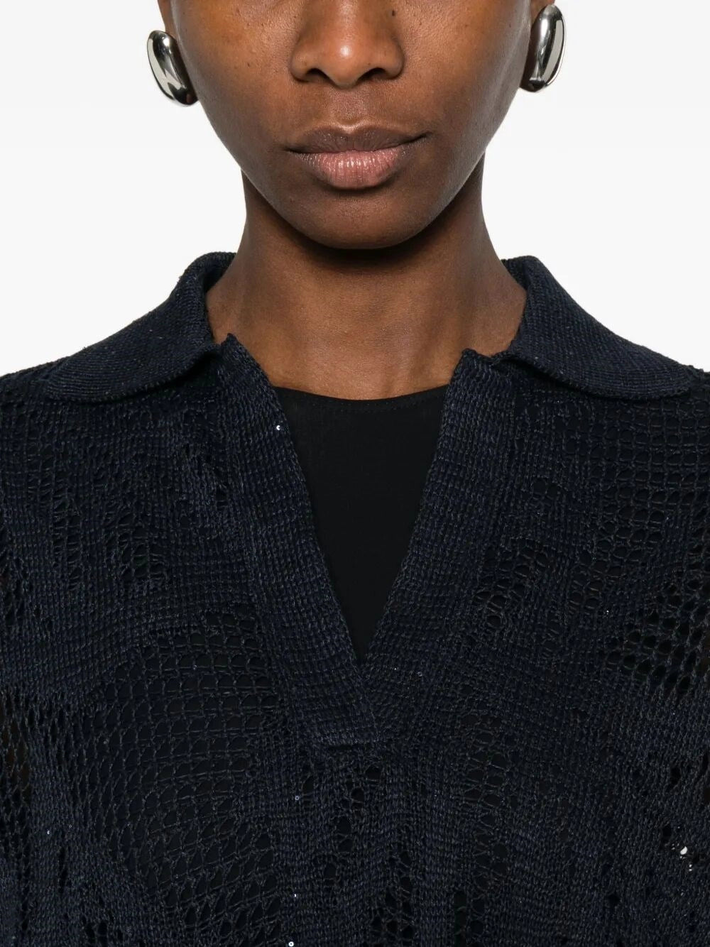 Brunello Cucinelli Women Polo Dazzling Water Lillies BRUNELLO CUCINELLI