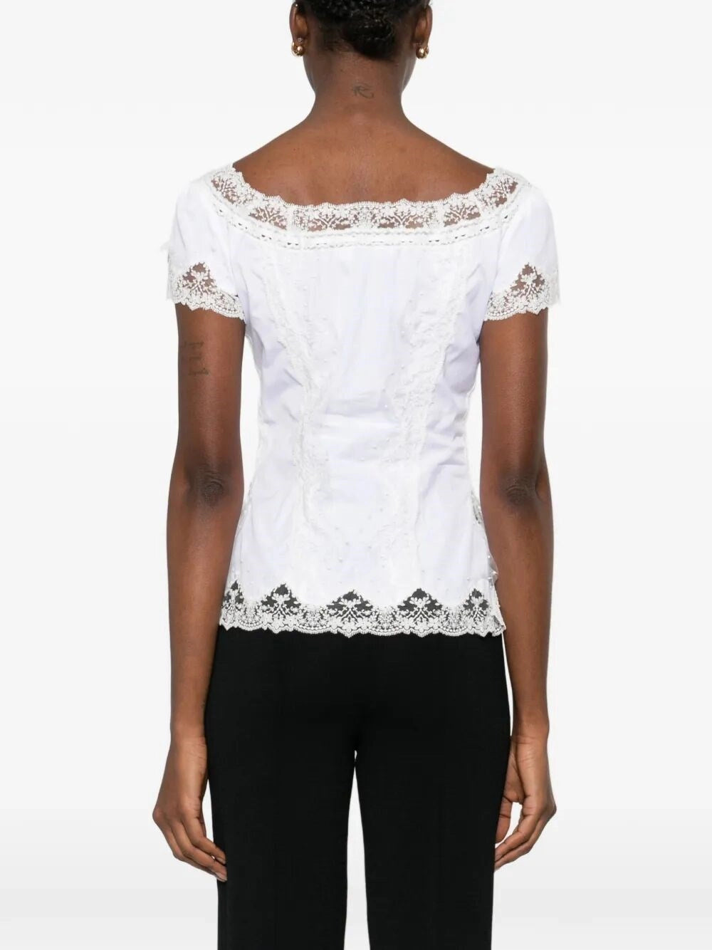 Ermanno Scervino Women Shirt With Embroidery ERMANO SCERVINO
