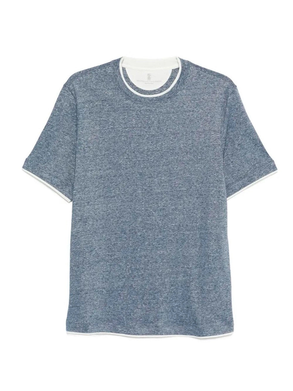 Brunello Cucinelli Men T-Shirt With Faux-Layering BRUNELLO CUCINELLI