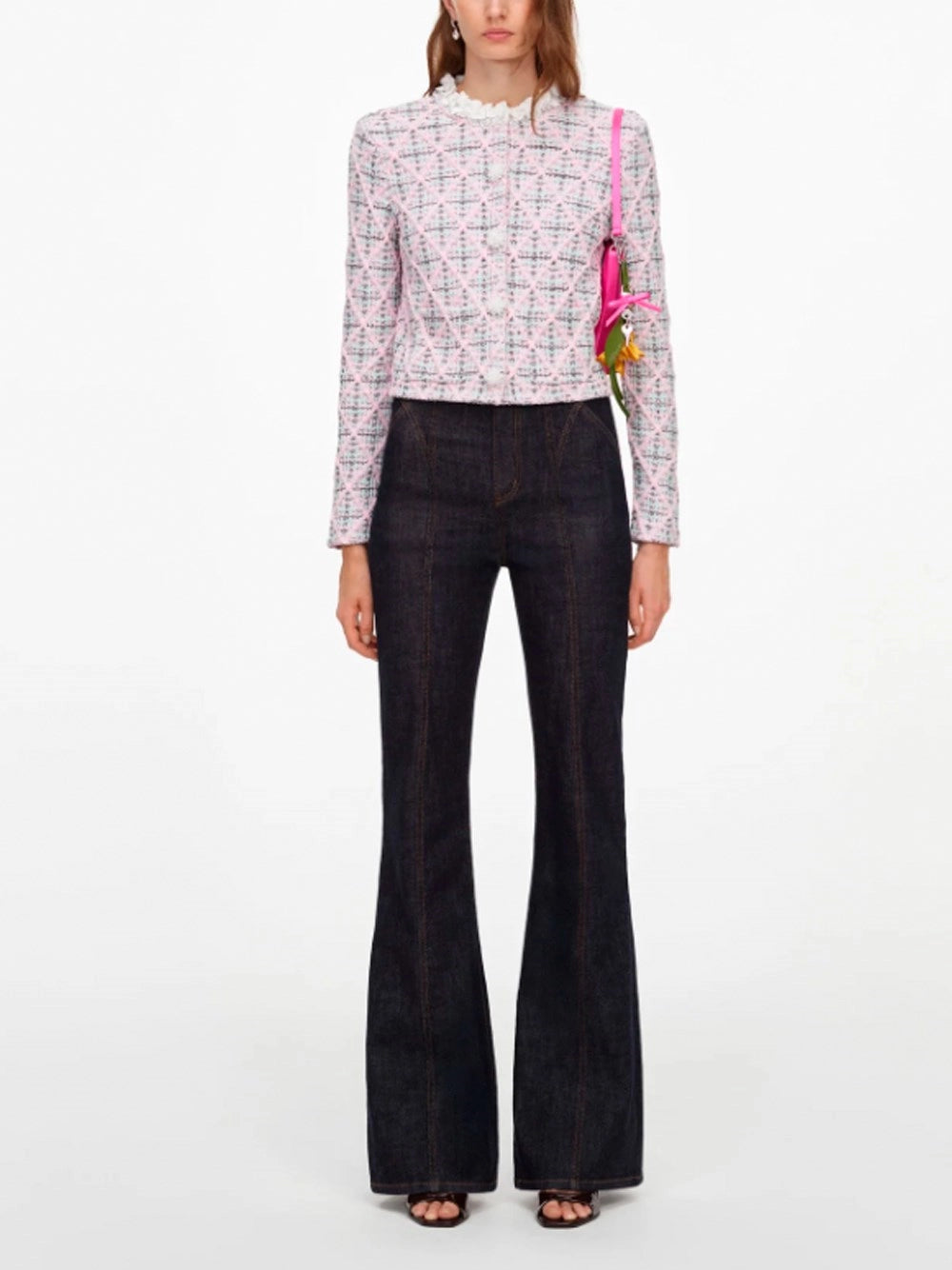 Self-Portrait Women High Waisted Denim Jeans SELF-PORTRAIT