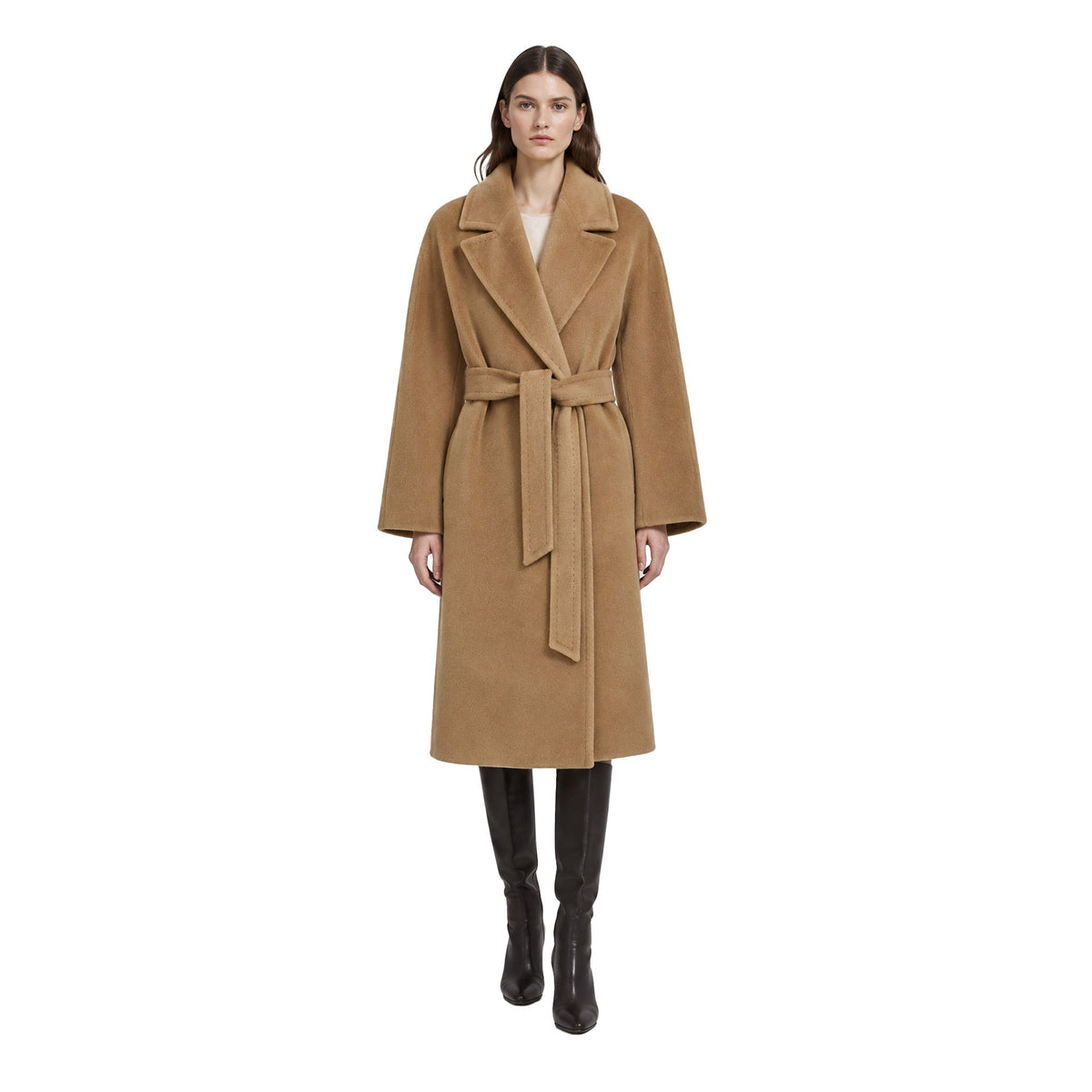 Max Mara Studio Alpaca Wool Coat Women MAX MARA STUDIO
