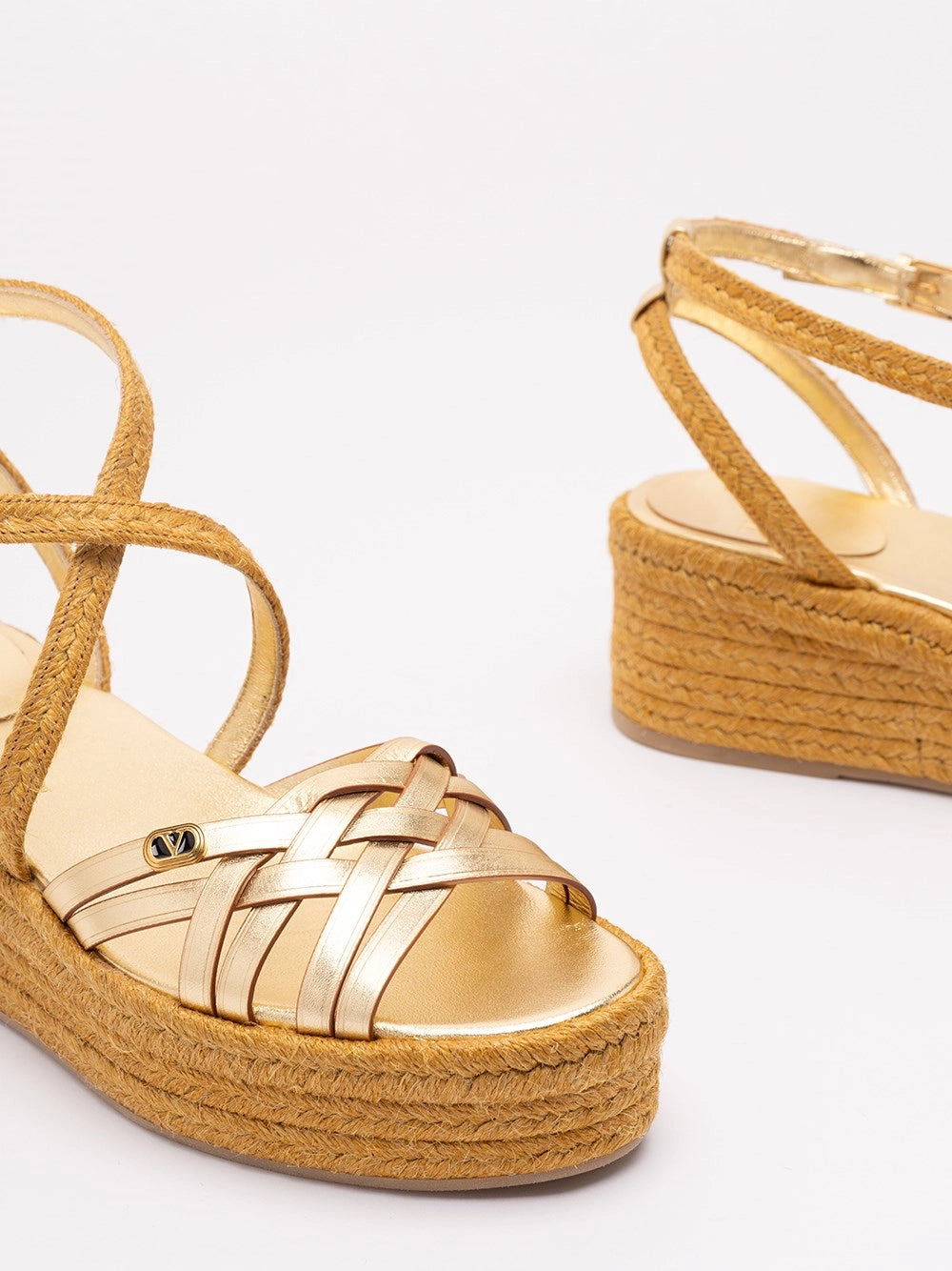 Valentino Garavani Women `Vg Bribri` Flatform Espadrillas VALENTINO GARAVANI