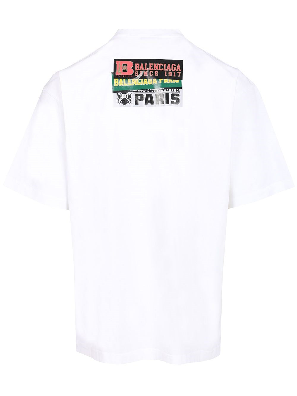 Balenciaga Men Bumper Stickers T-Shirt BALENCIAGA