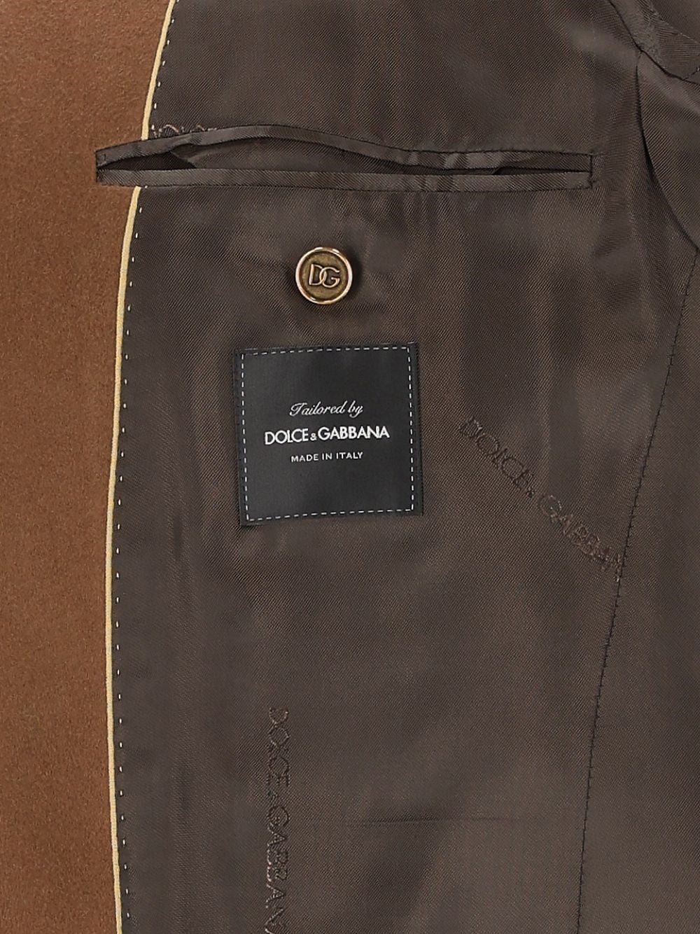 Dolce & Gabbana Men Sicilia Light Single-Breasted Cashmere Jacket DOLCE & GABBANA
