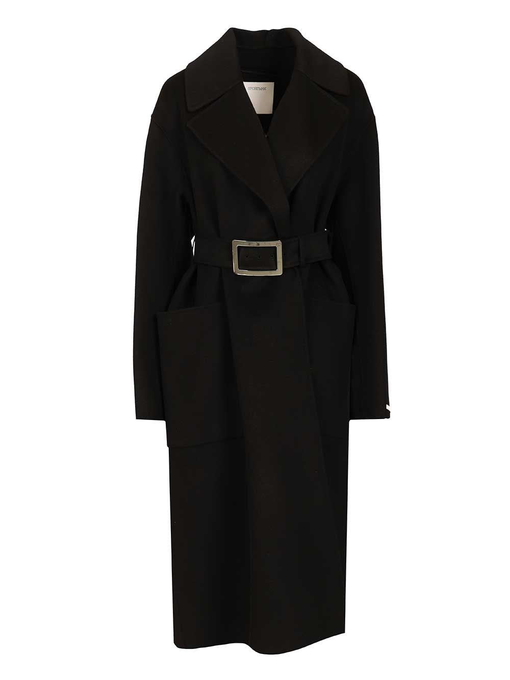 Sportmax Women Pure Wool Dressing Gown Coat SPORTMAX