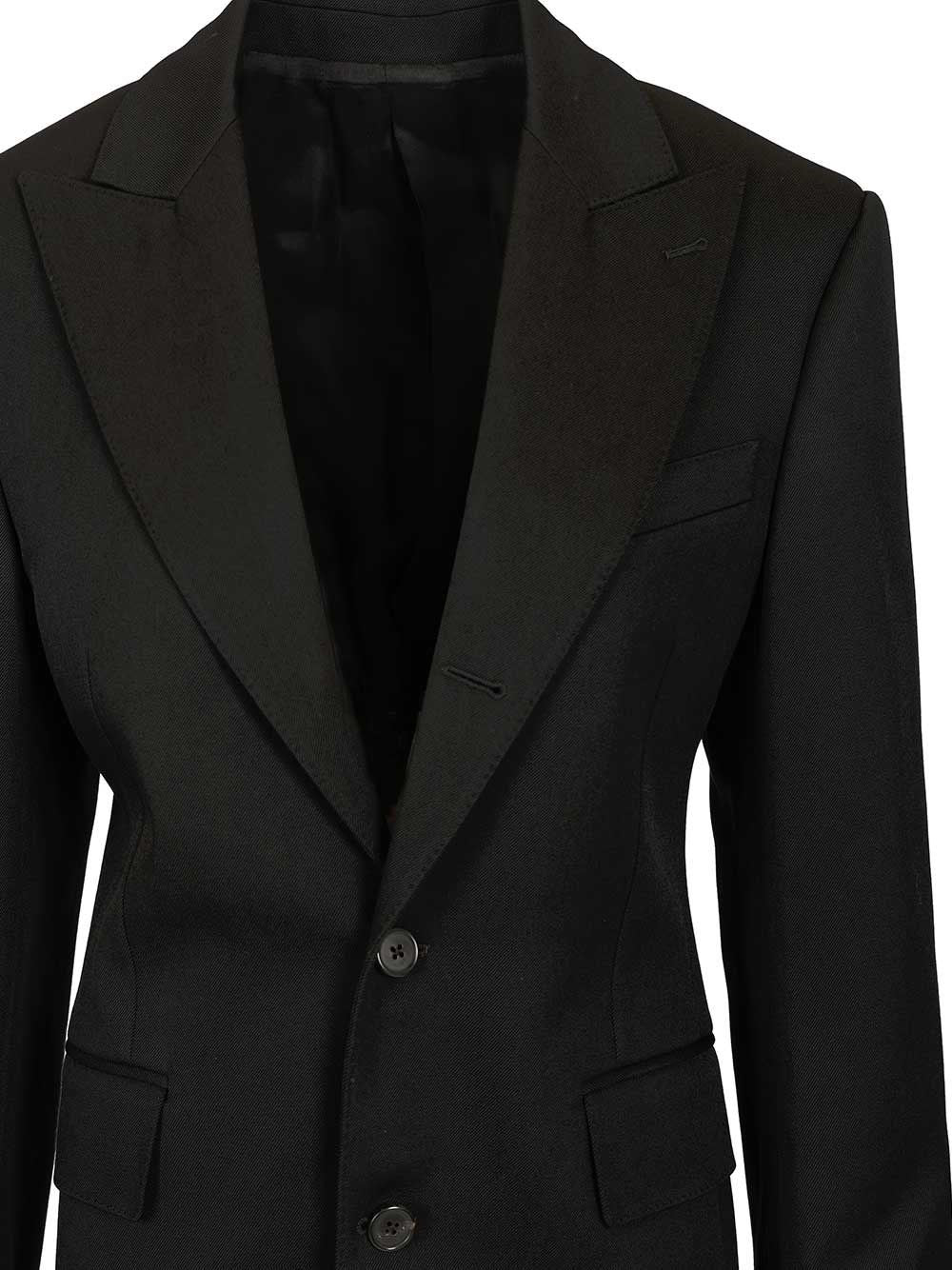 Celine Women Diagonal Wool Column Jacket CELINE